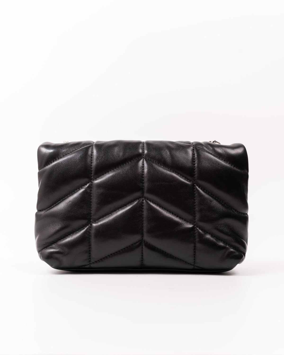 Saint Laurent Borsa Loulou Puffer Toy Pelle di Agnello Nera usata autentica certificata - Aurea Luxury Lab