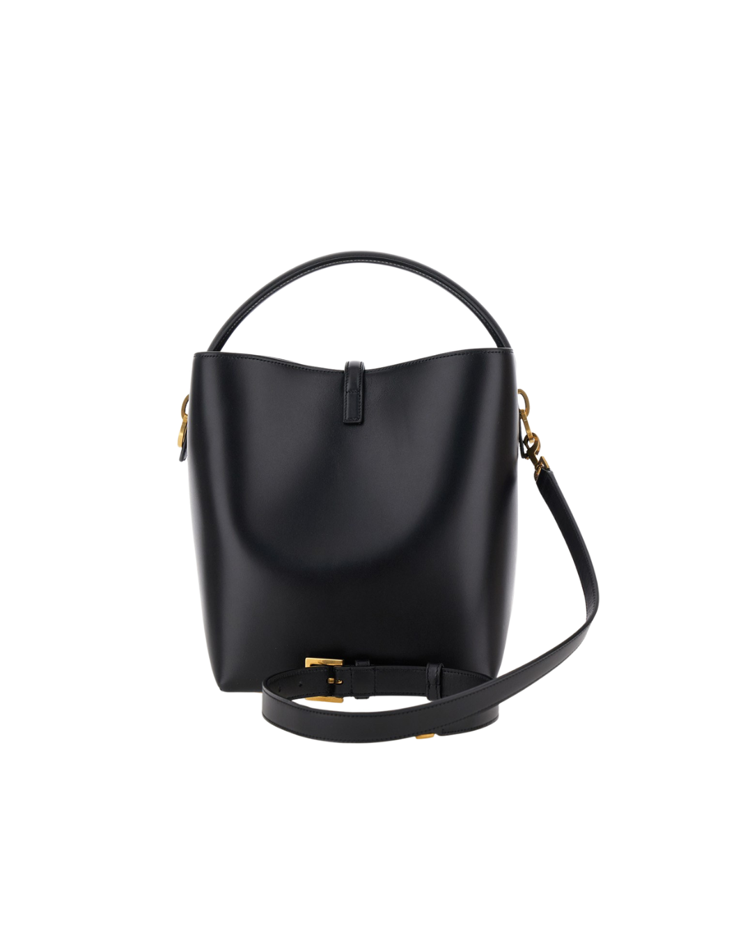 Saint Laurent Borsa Secchiello Le 37 Small Cassandre Pelle Nero