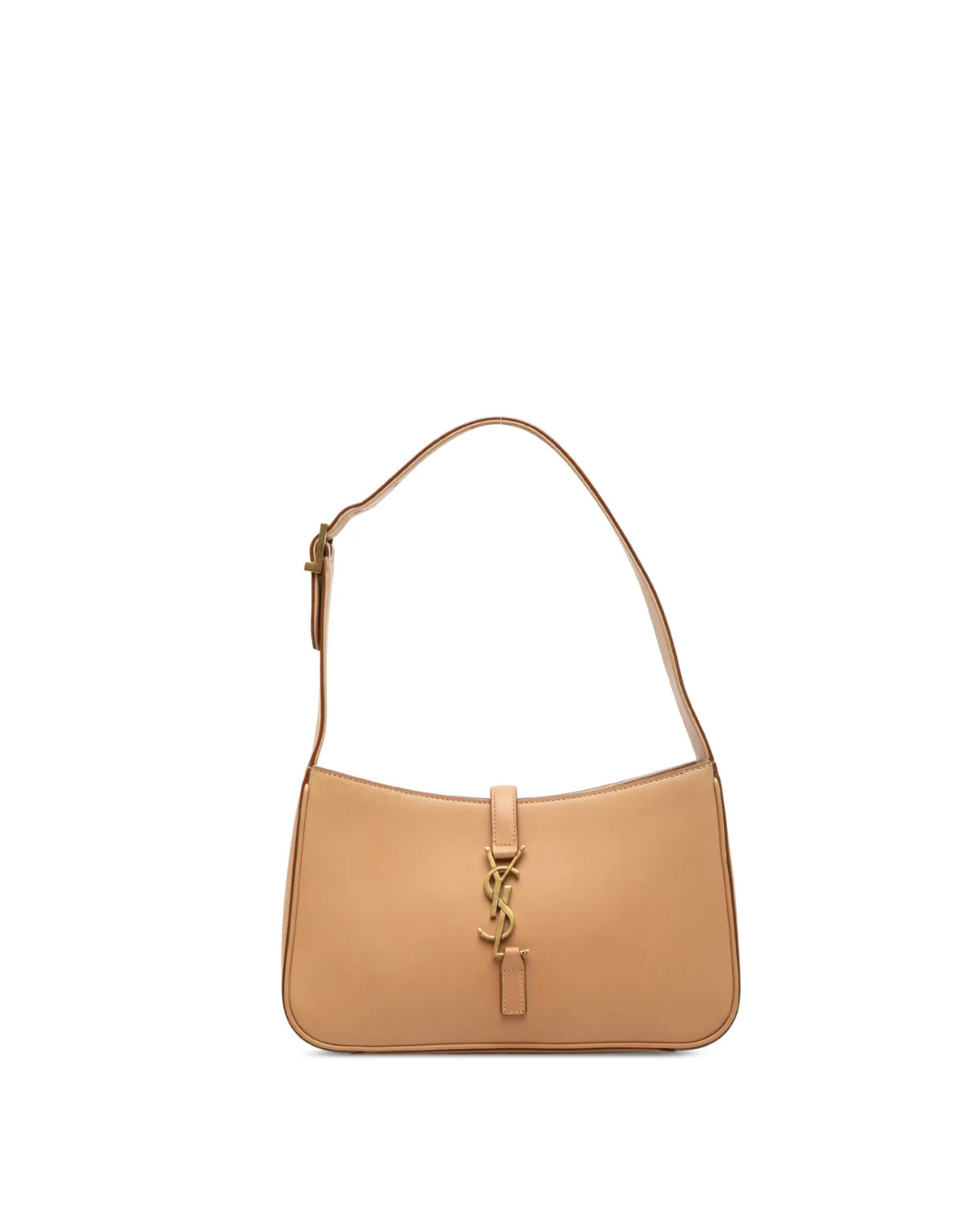 Saint Laurent Borsa Le 5 à 7 Pelle Vitello Nude — Pre-owned Autentica