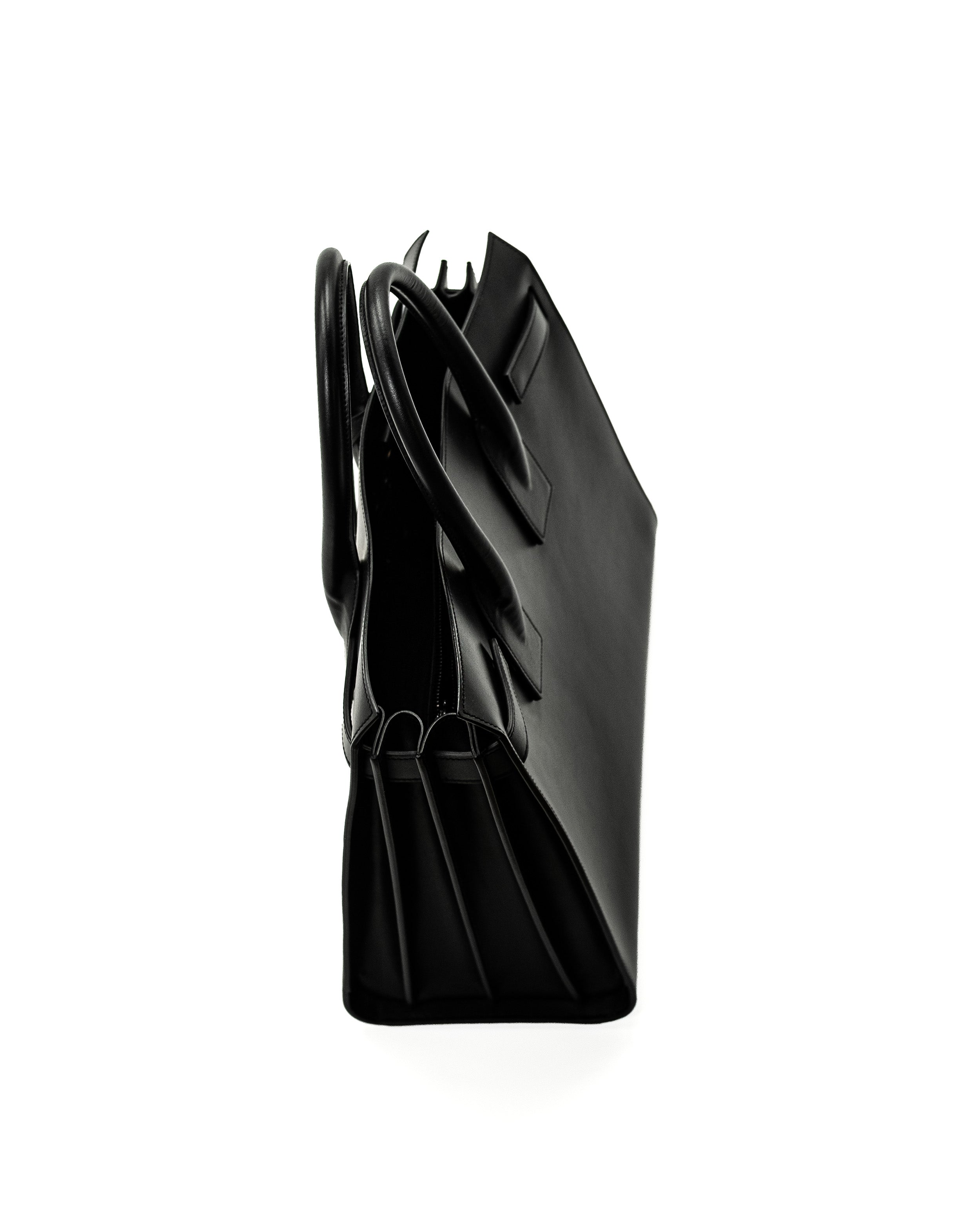 Saint Laurent Black Leather Shopping Bag Sac du Jour Medium — Pre-owned Authentic