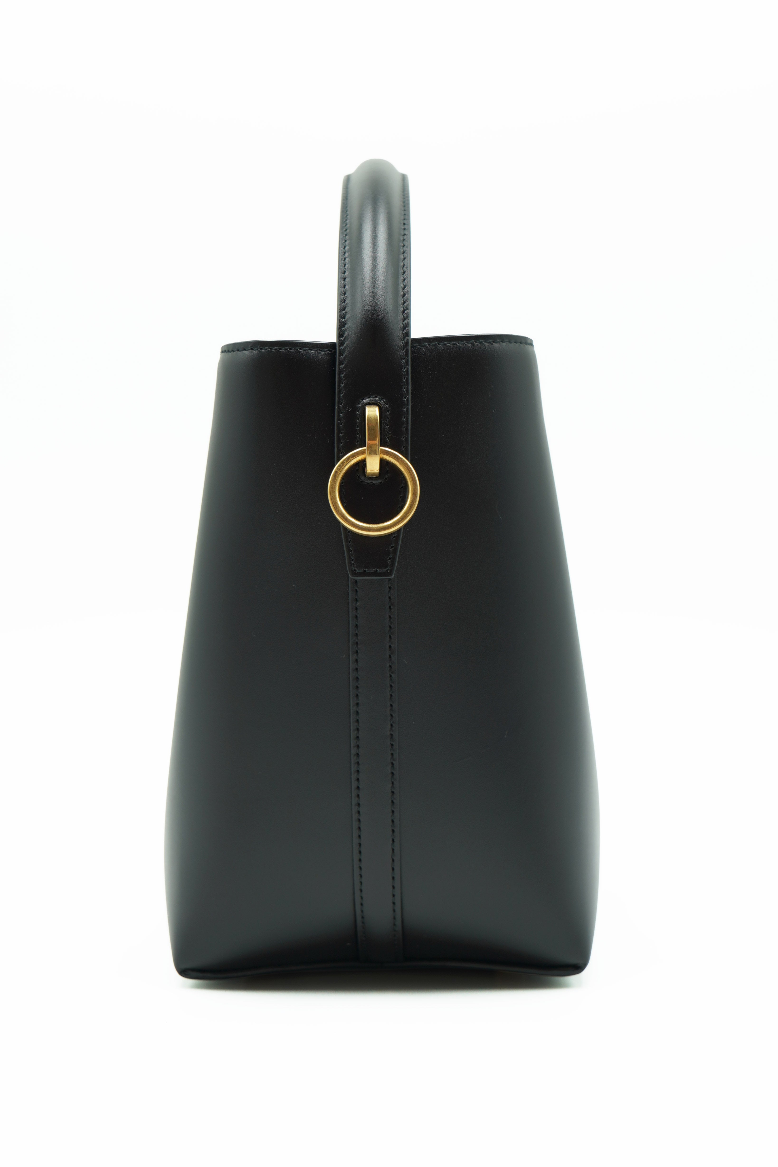 Saint Laurent Borsa Secchiello le 37 Small Pelle Nera - Usato Autentico