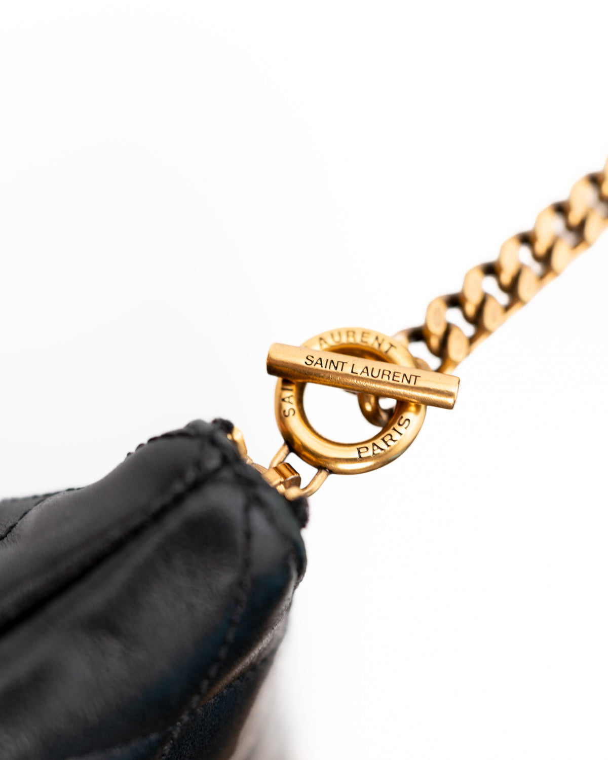 Saint Laurent Borsa Icare Maxi Pelle di Agnello Trapuntata Nera borsa usata autentica - Aurea Luxury Lab