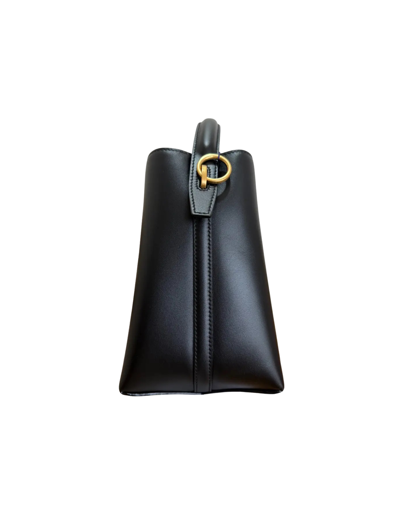 Saint Laurent Borsa Secchiello Le 37 Cassandre Pelle Nero Tracolla usata come nuova certificata - Aurea Luxury Lab