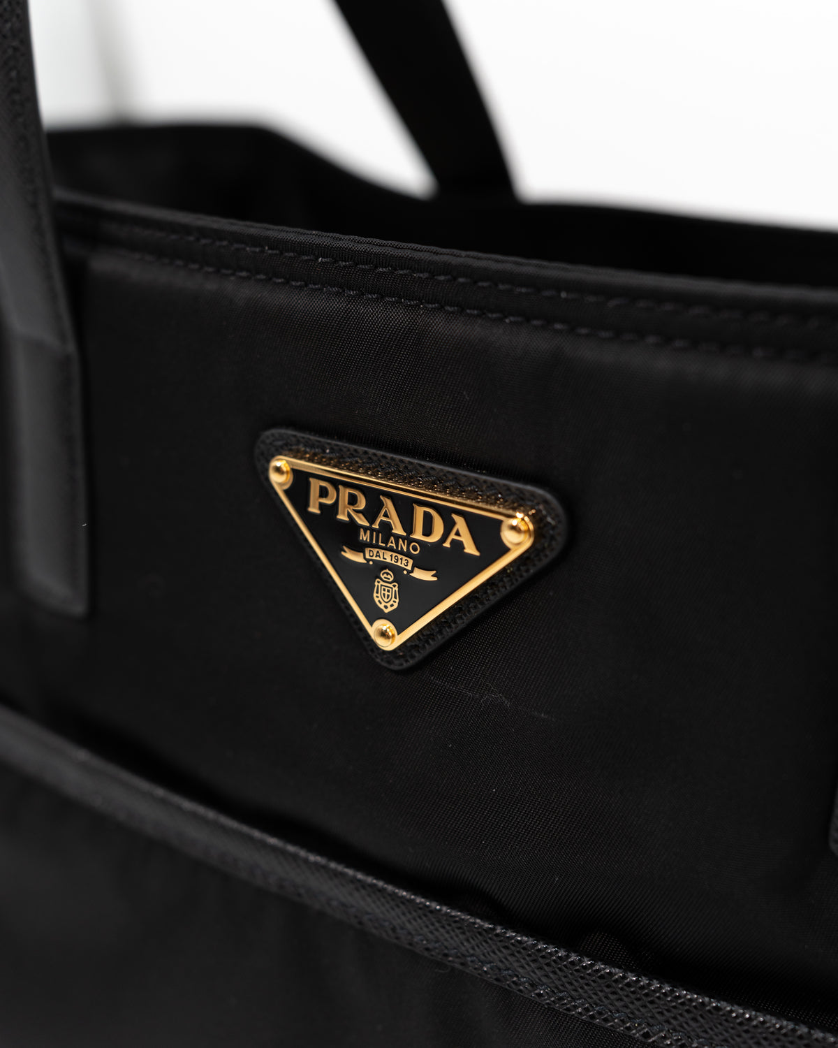 Prada Borsa Tote Re-Edition 1978 Large Re-Nylon Nera luxury resale autentica - Aurea Luxury Lab