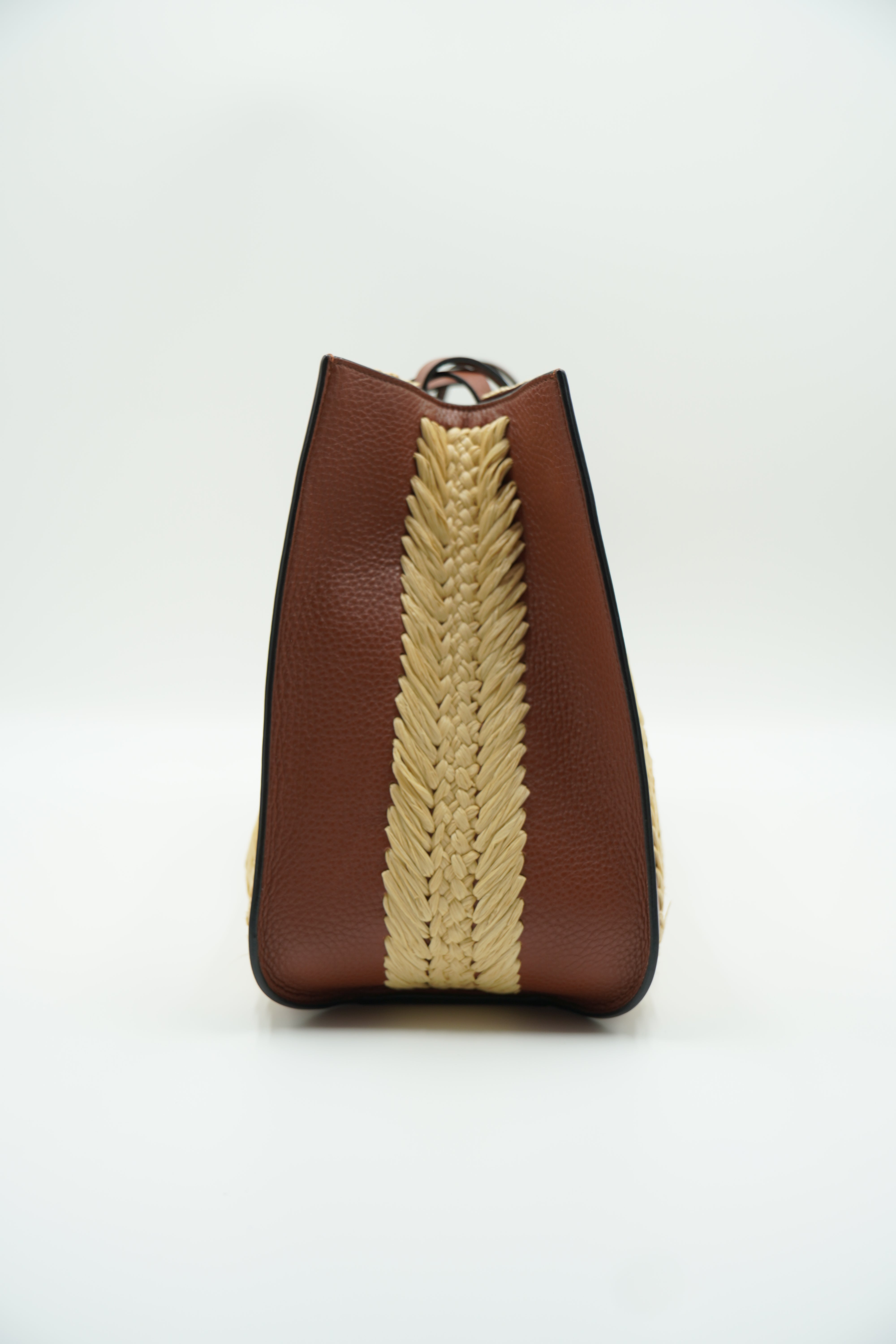 Valentino Borsa Shopping Rafia V Logo - Aurea Luxury Lab