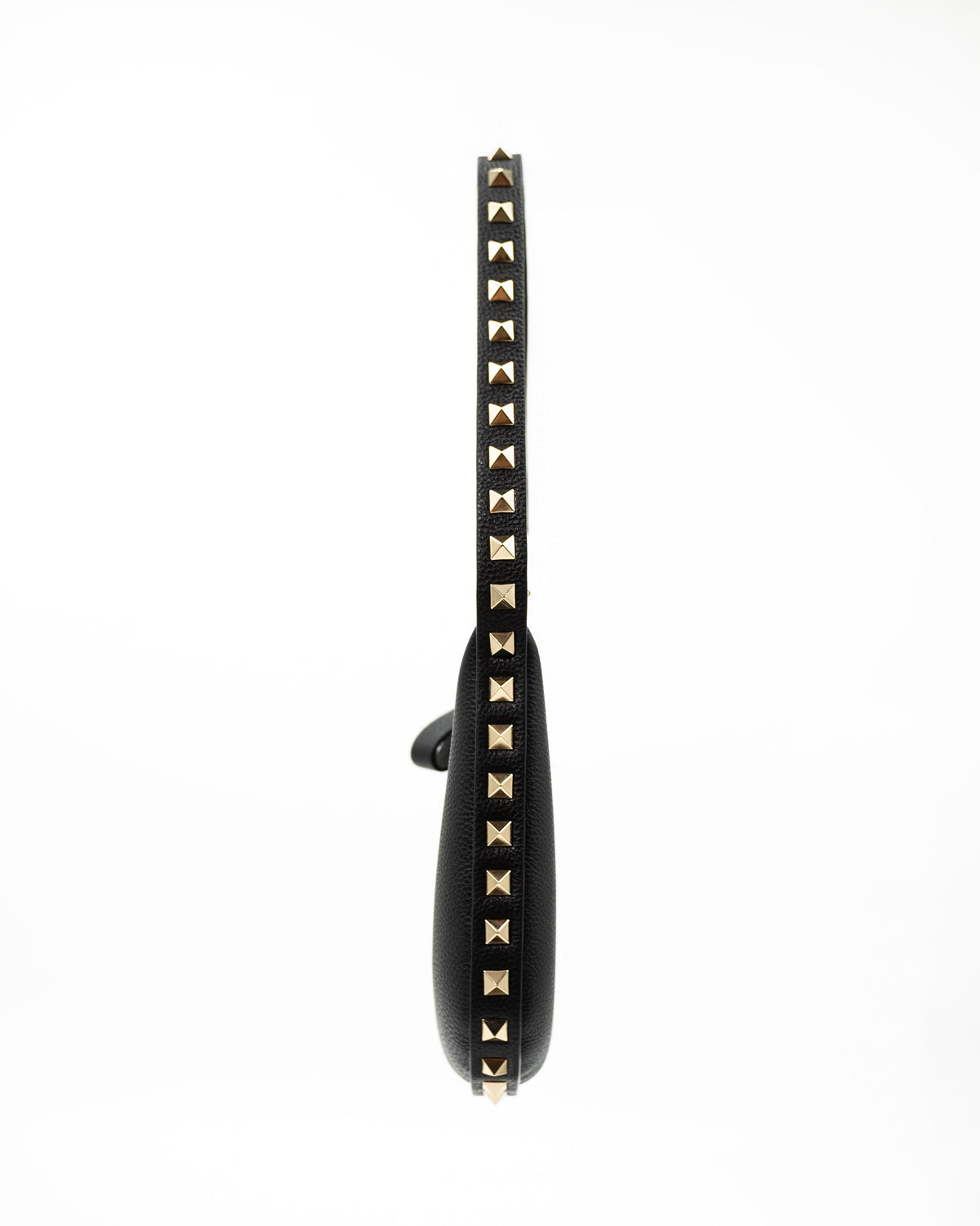 Valentino Garavani Borsa Hobo Mini Rockstud Pelle Nera preloved luxury certificata - Aurea Luxury Lab
