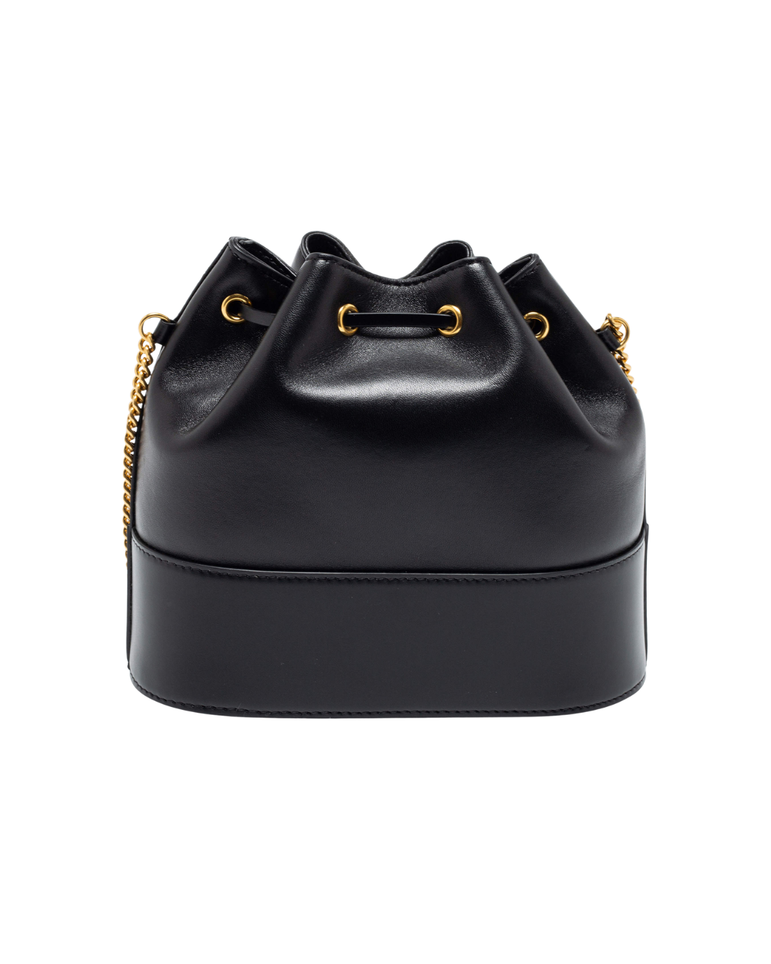 Valentino Garavani Borsa Secchiello VLogo Nappa Nera — Pre-owned Autentica