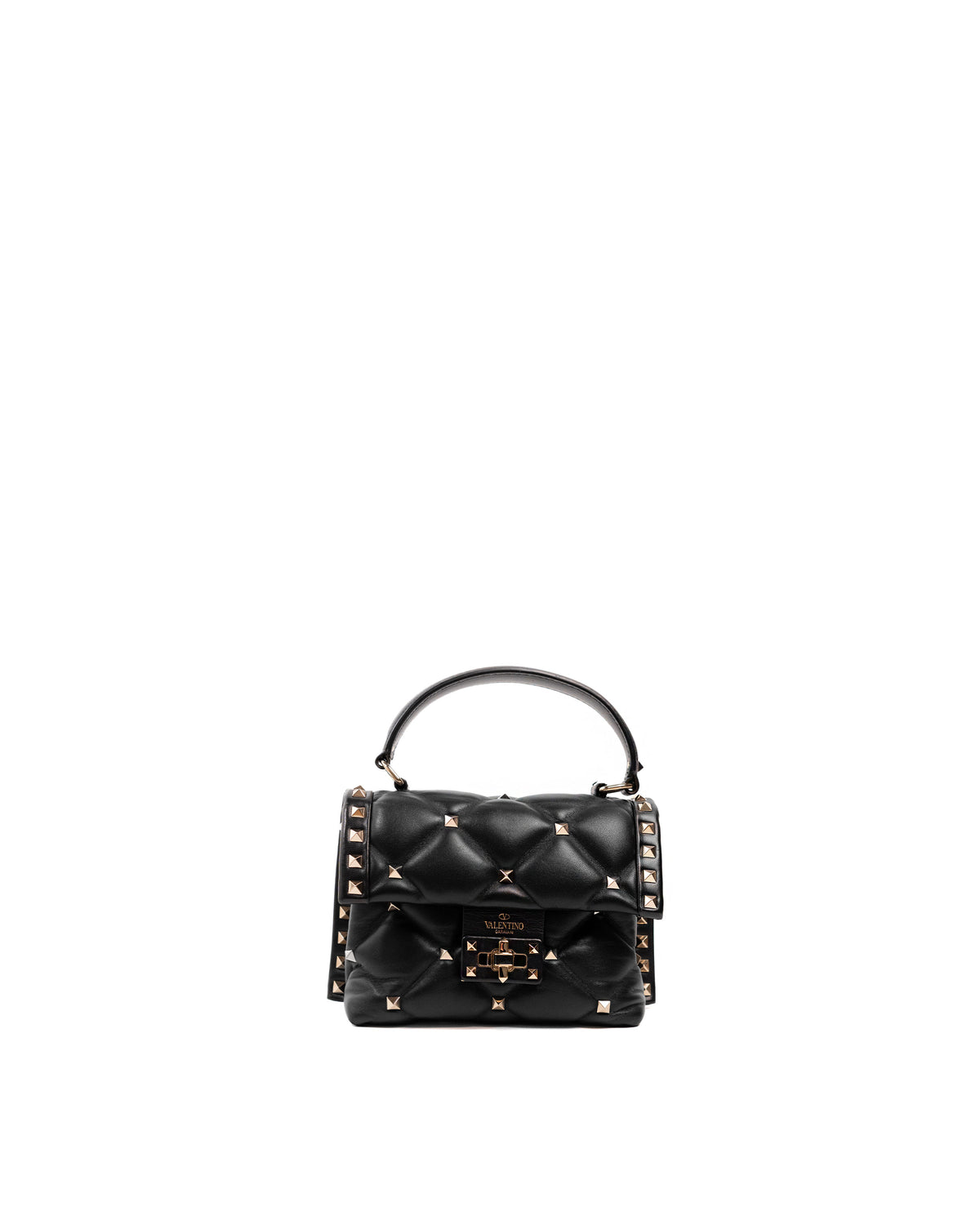 Valentino Garavani Borsa Candystud Mini Pelle Nera usata autentica - Aurea Luxury Lab