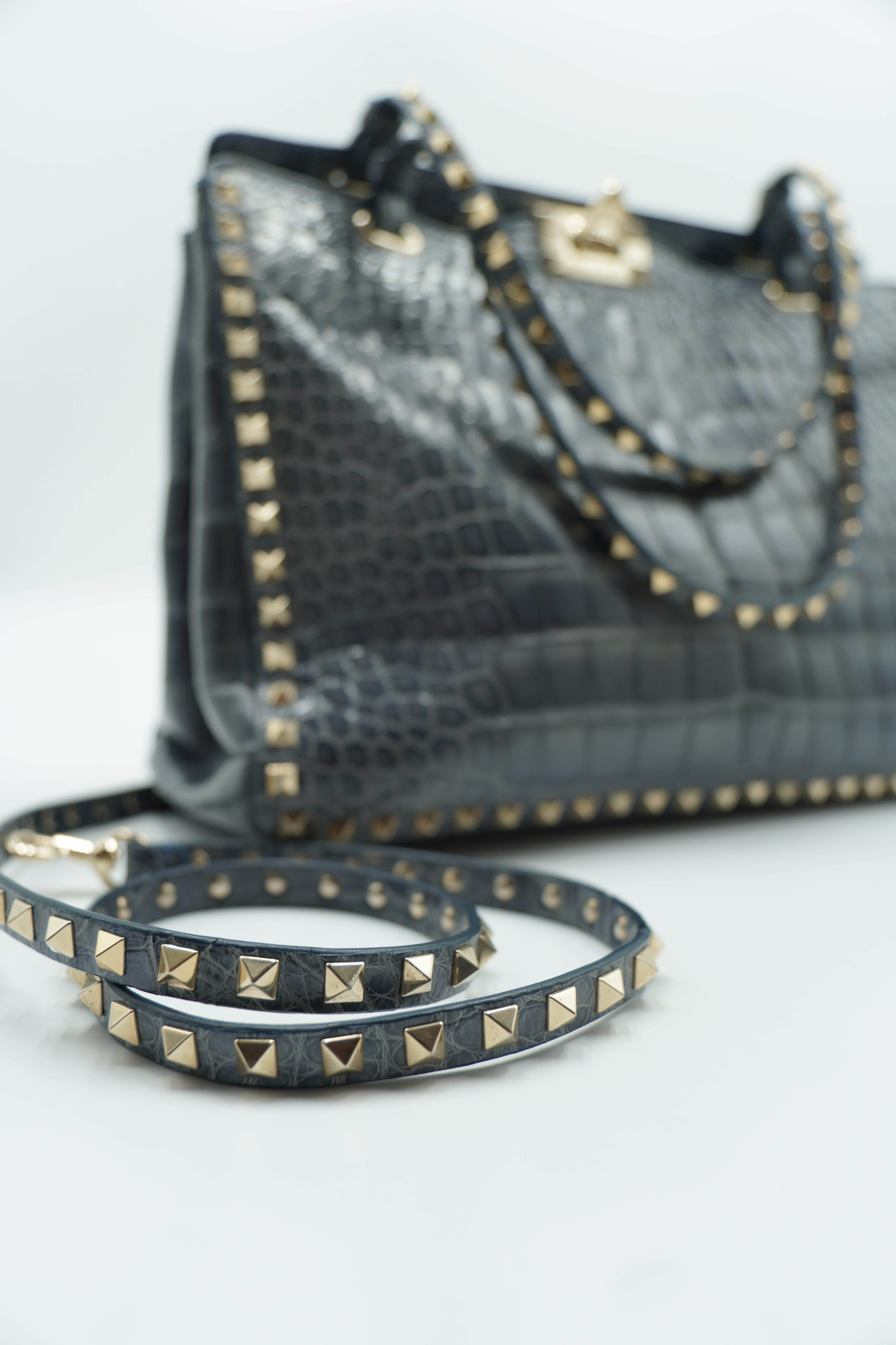 Valentino Rockstud Double Handle - Aurea Luxury Lab