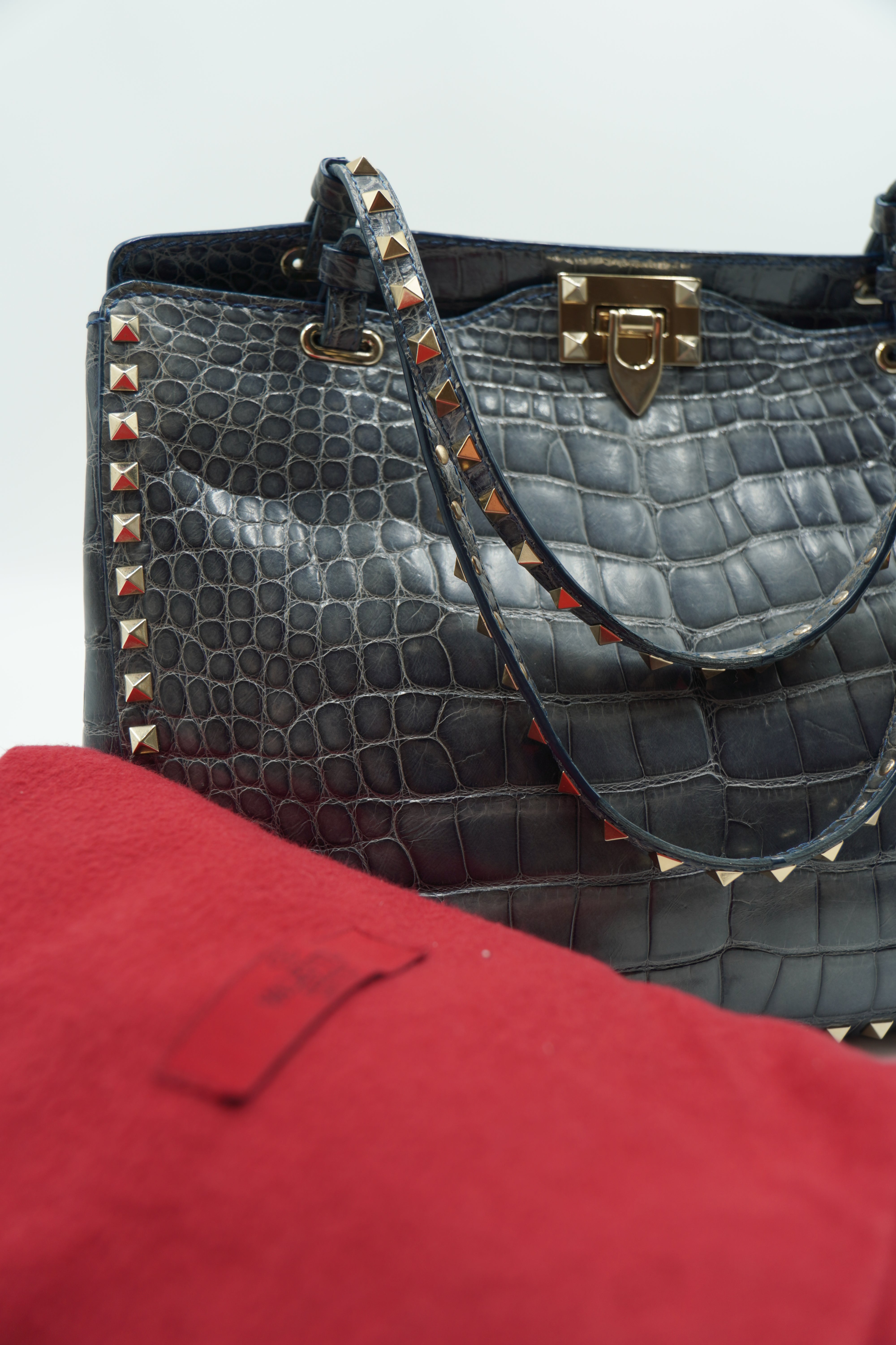 Valentino Rockstud Double Handle - Aurea Luxury Lab