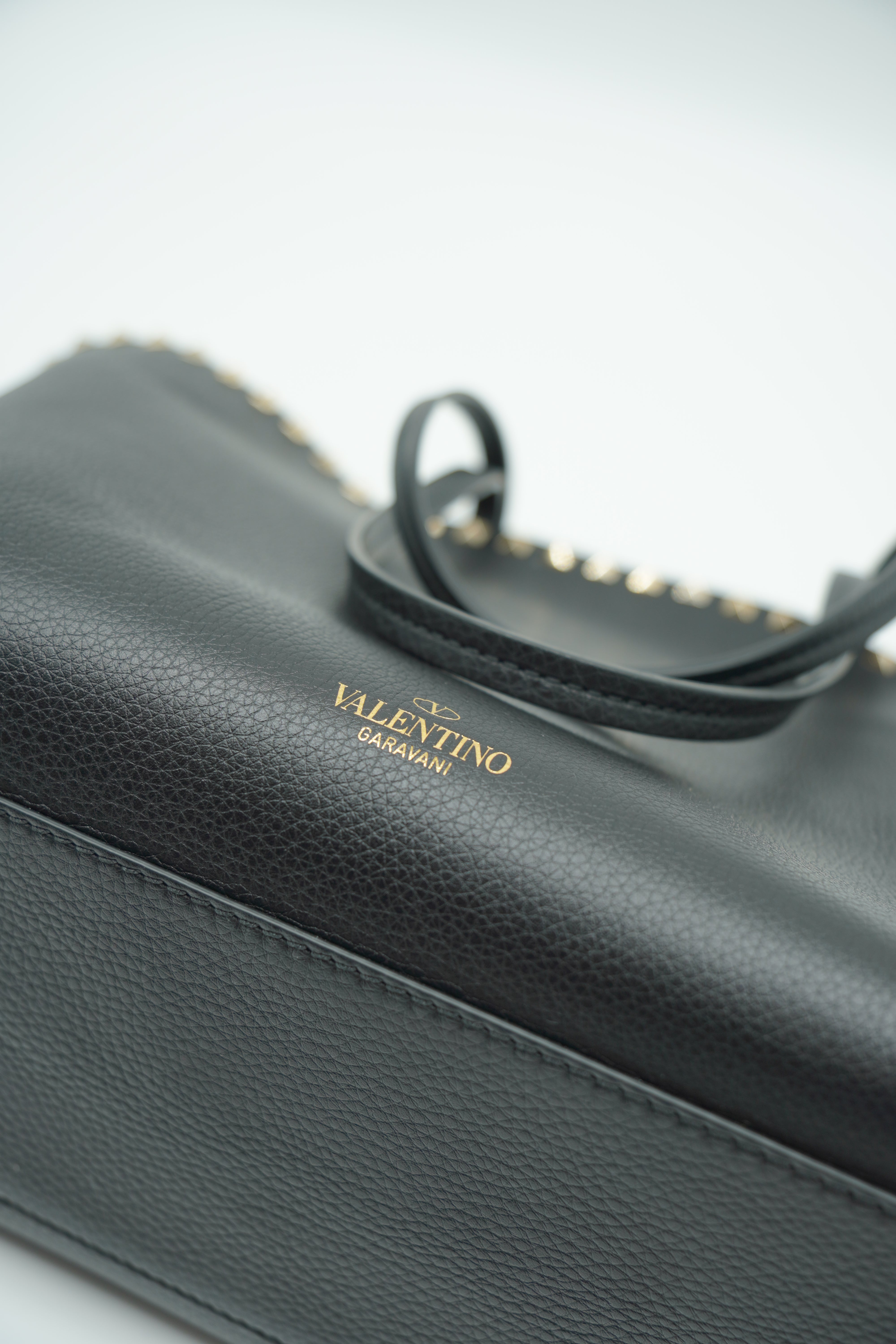 Valentino Rockstad Borsa Shopping Nera
