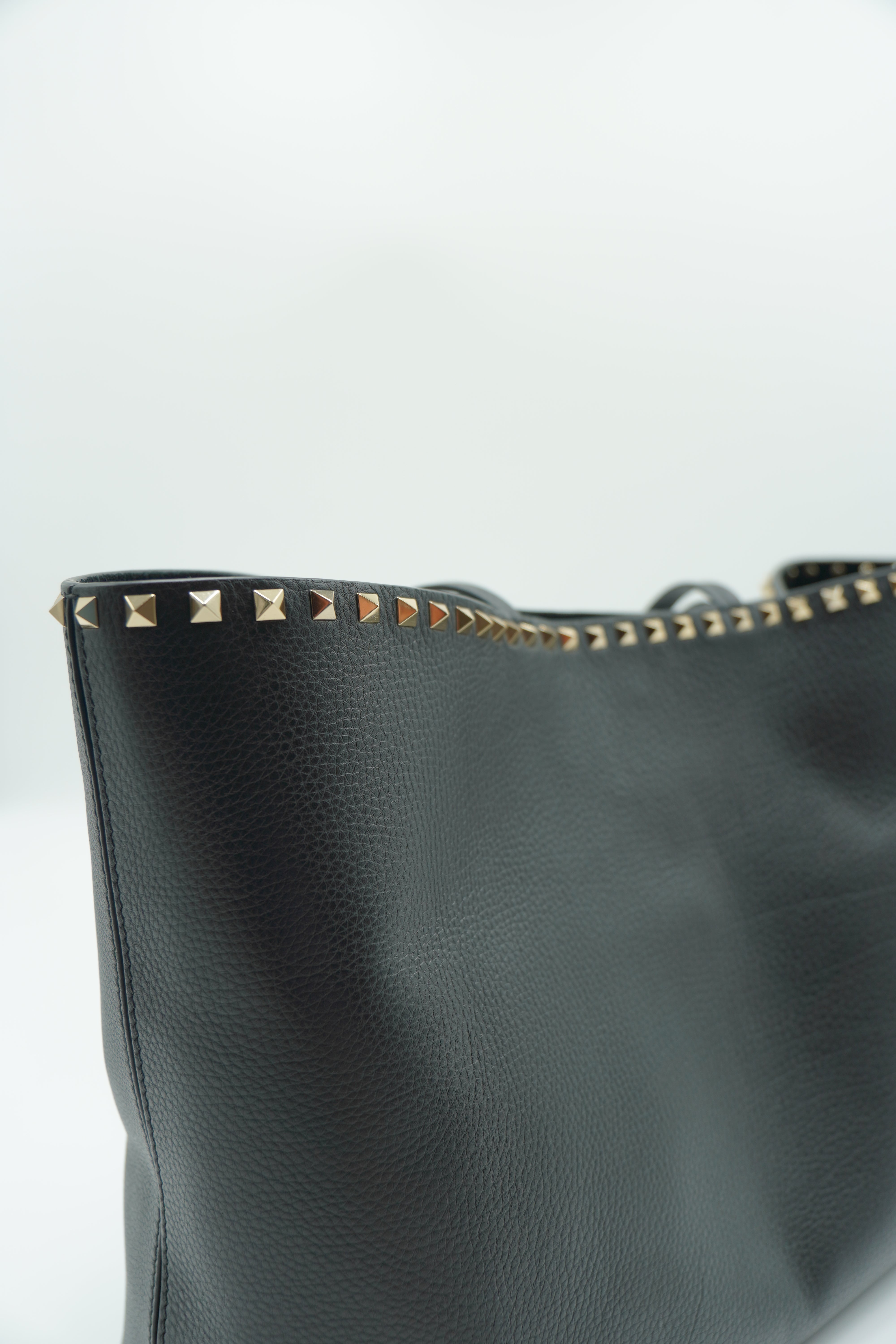 Valentino Rockstad Borsa Shopping Nera