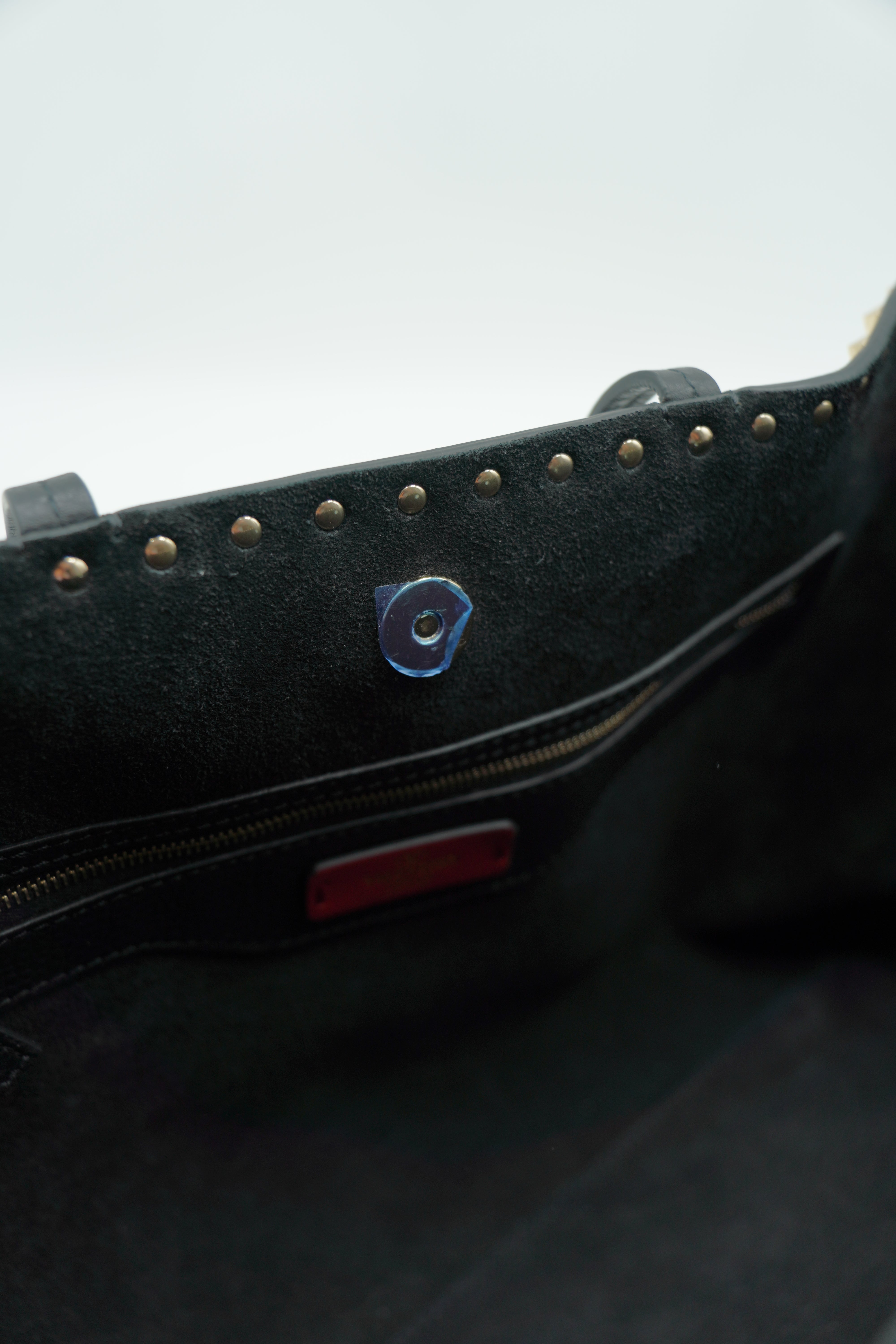 Valentino Rockstad Borsa Shopping Nera