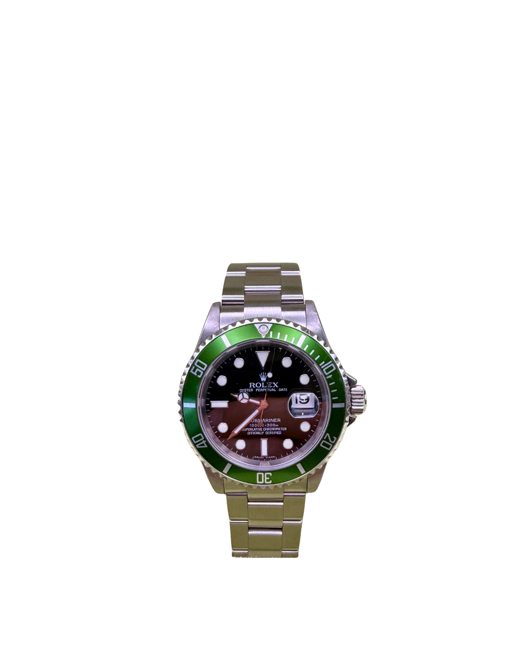 Rolex Orologio Submariner Date Kermit 16610LV Acciaio Ghiera Verde usato - Aurea Luxury Lab