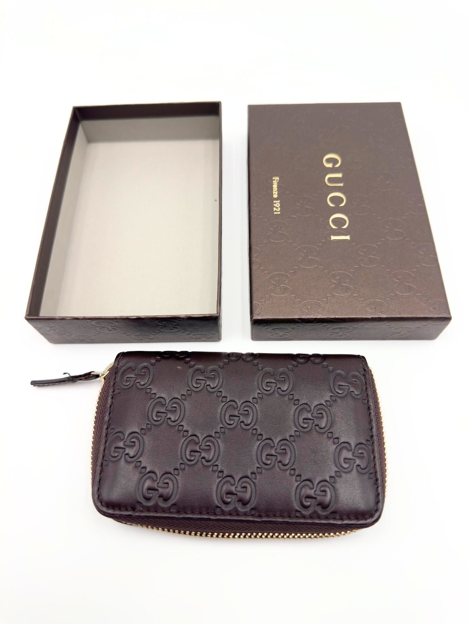 Gucci Portafoglio GG Jumbo Marrone
