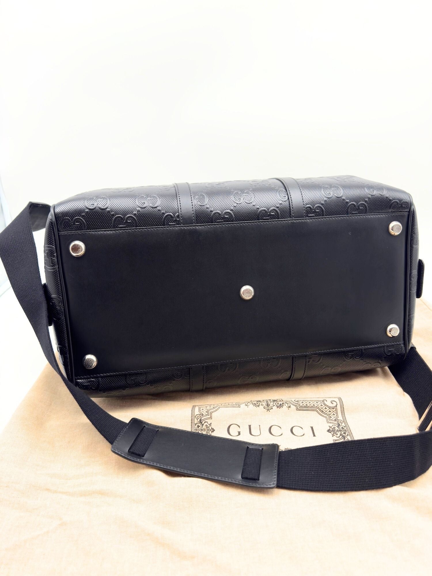 Gucci Men's / Women's Jumbo GG 45 cm Duffel Bag