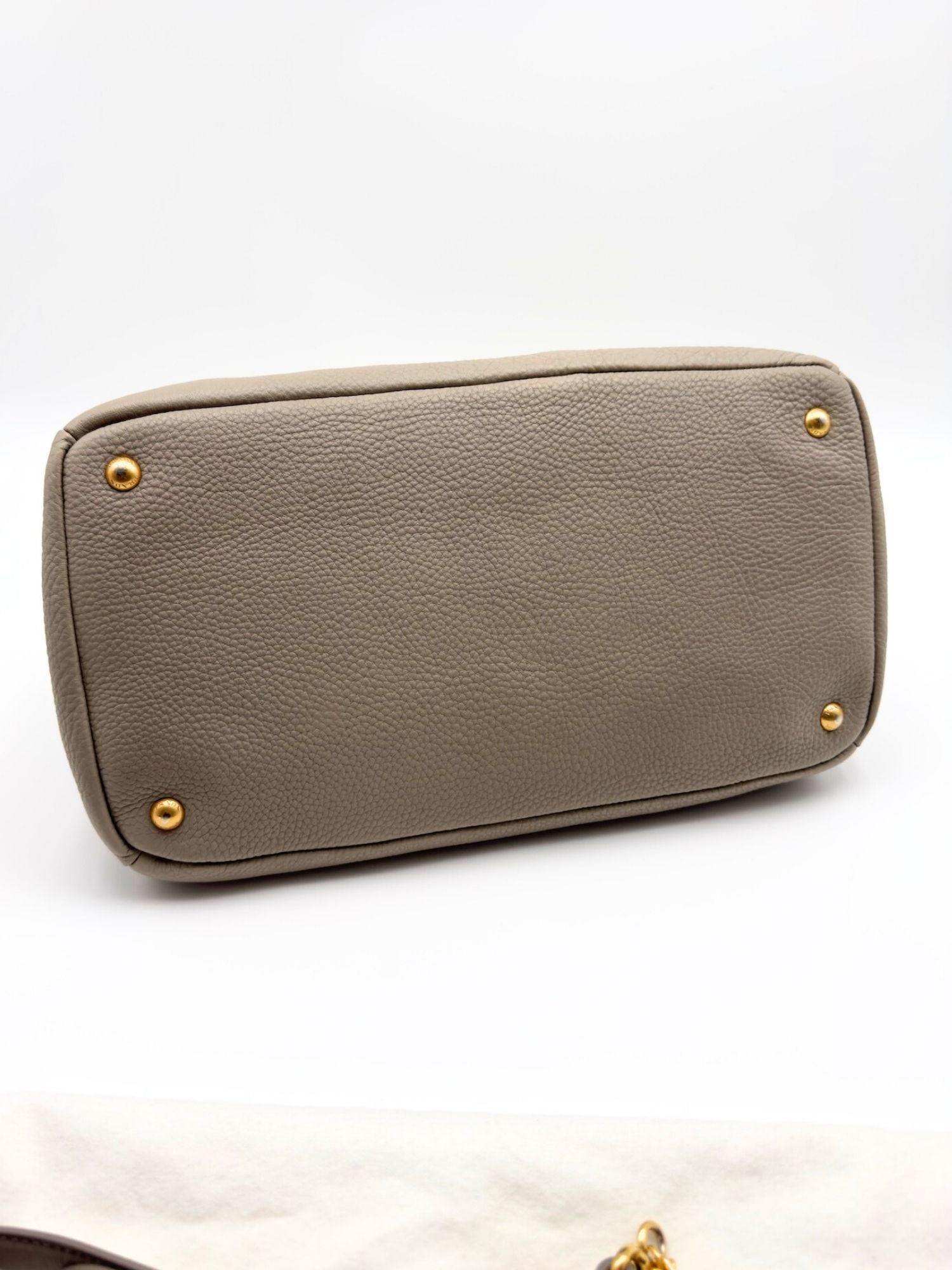 Prada Shopping piel beige