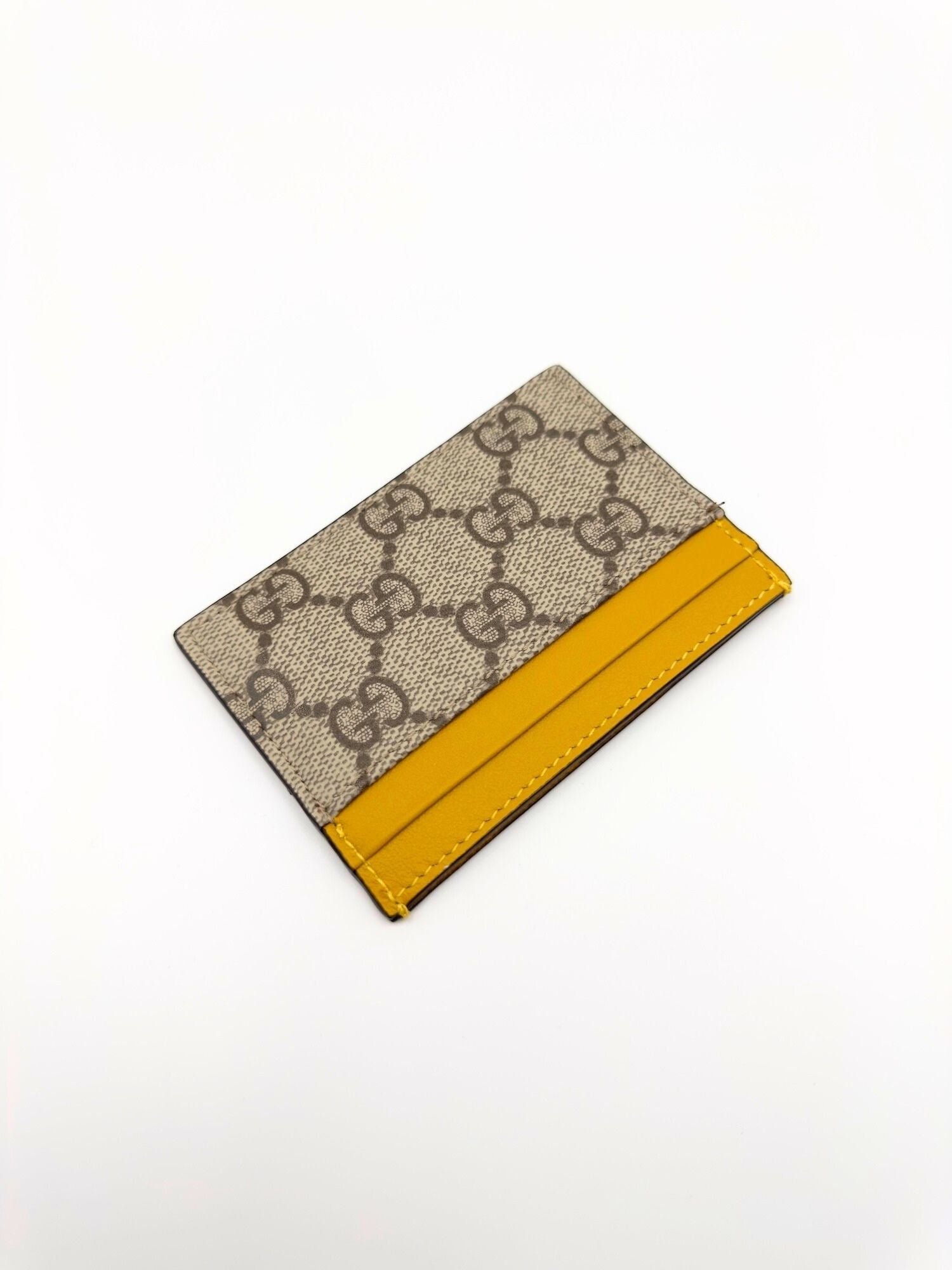 Gucci Porta Carte Color Bicolor Giallo