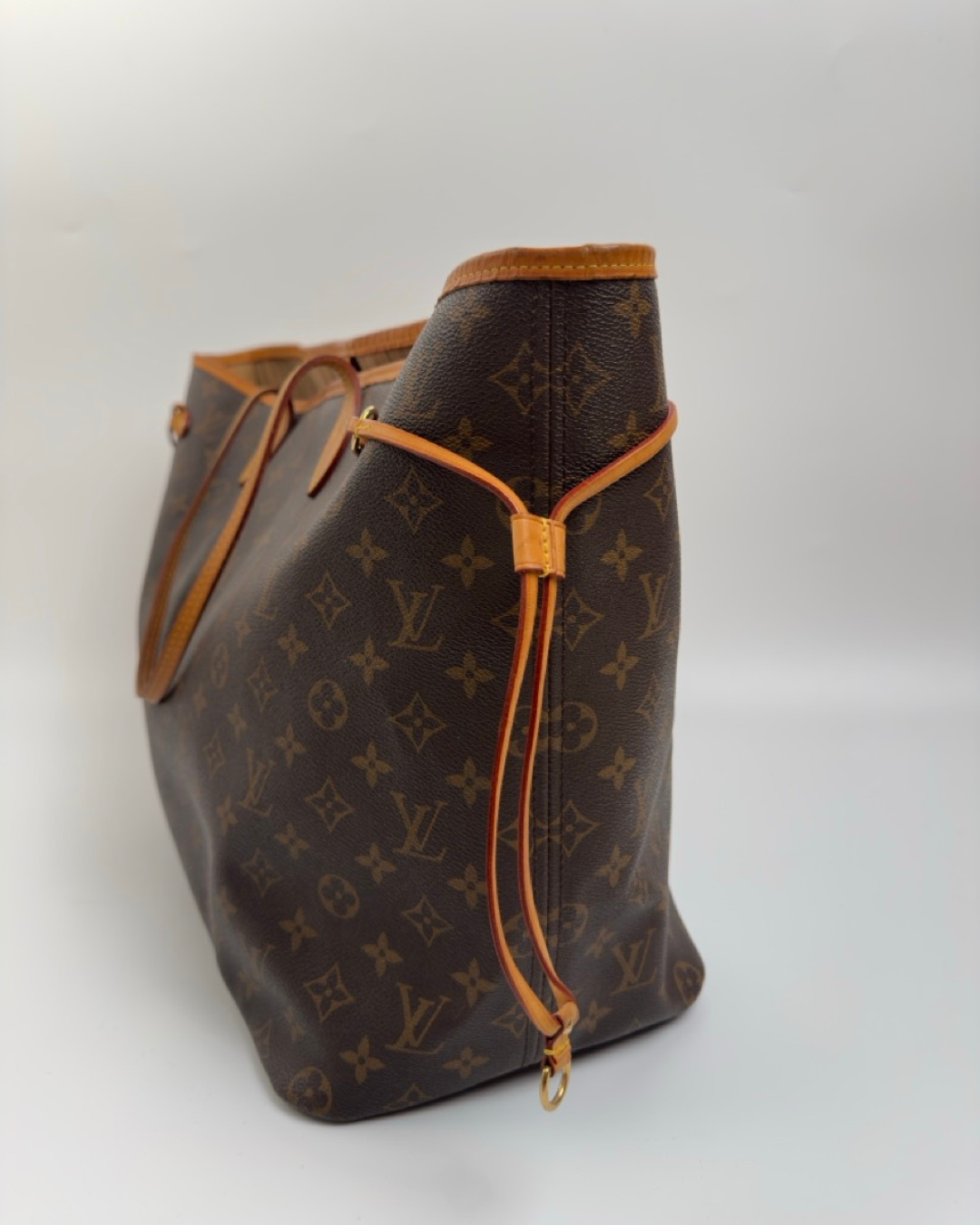 Louis Vuitton Borsa Neverfull GM Tela Monogram Marrone second hand luxury - Aurea Luxury Lab