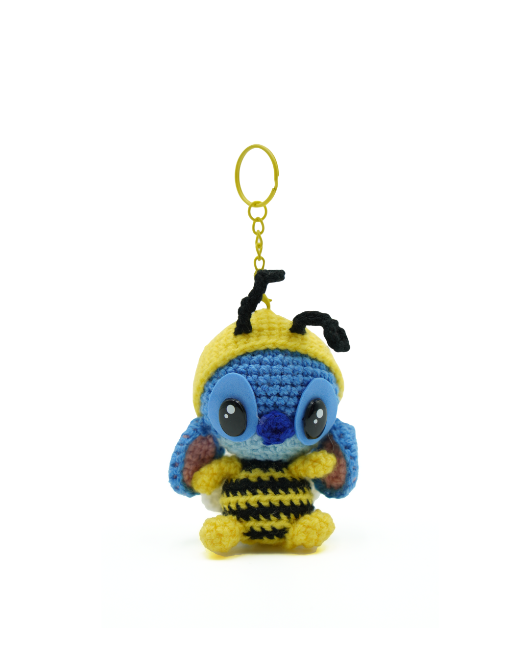 Abeja con punto de ganchillo con encanto