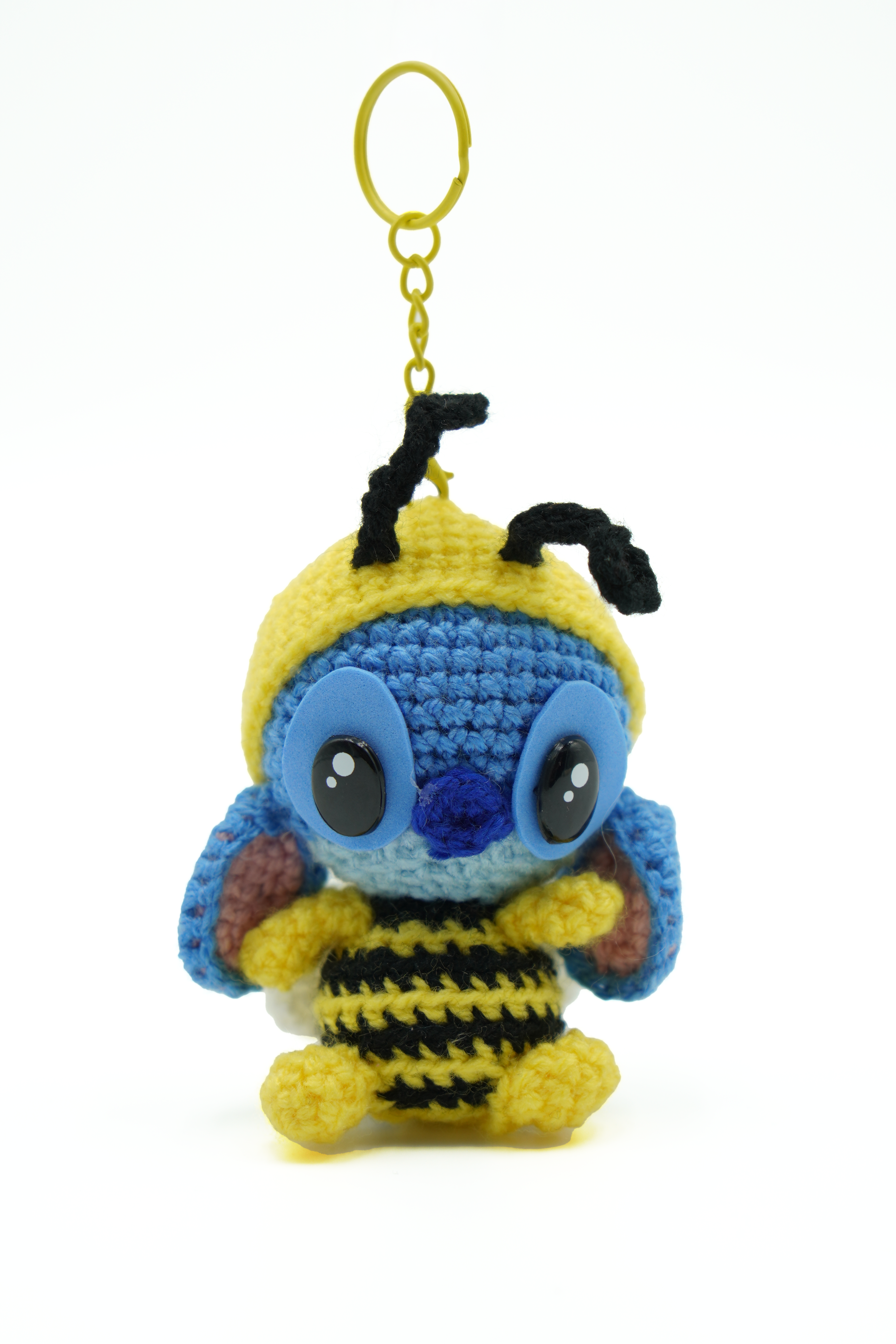 Abeja con punto de ganchillo con encanto