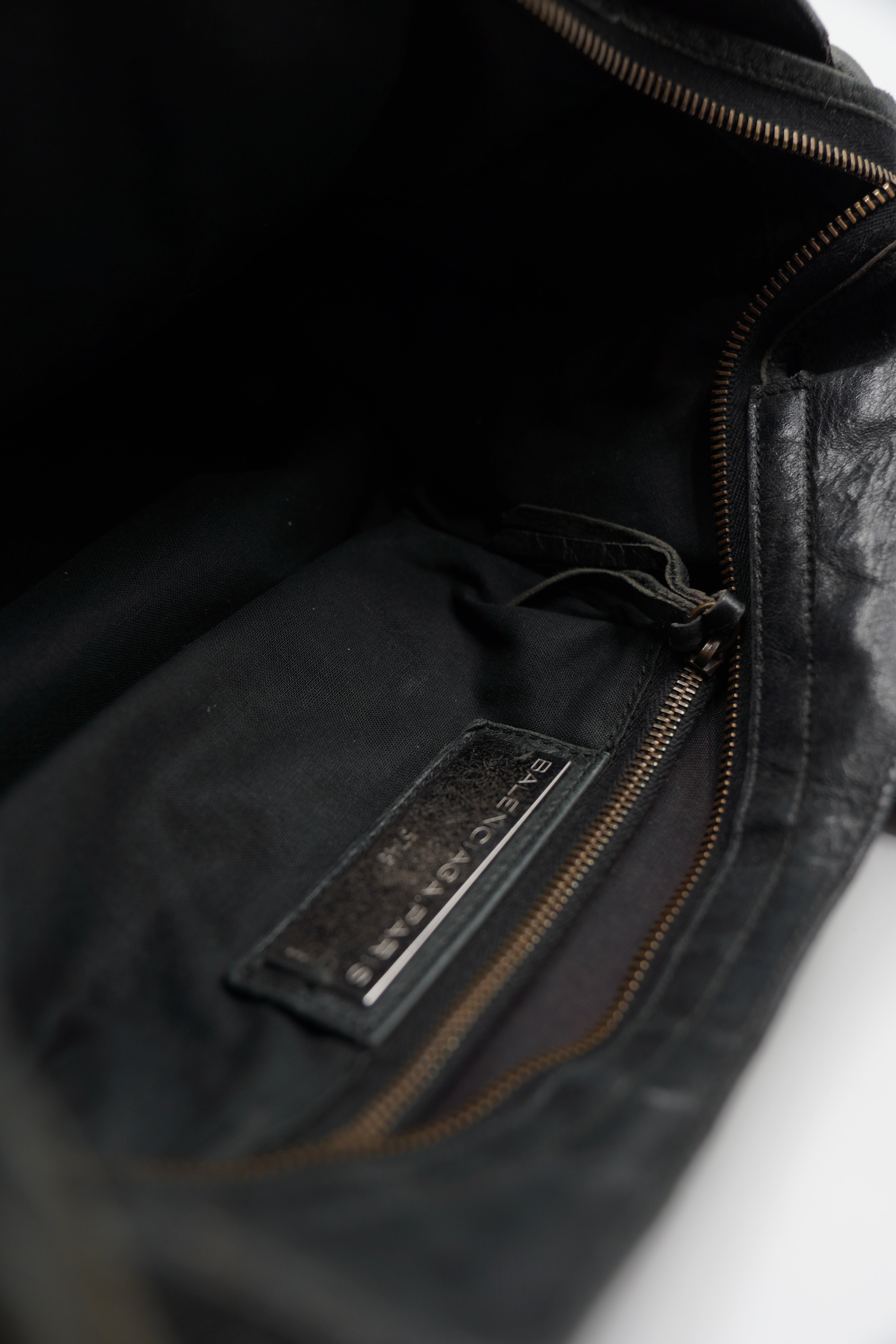 Balenciaga Medium City Bag in Light Blue Perforated Nappa Leather