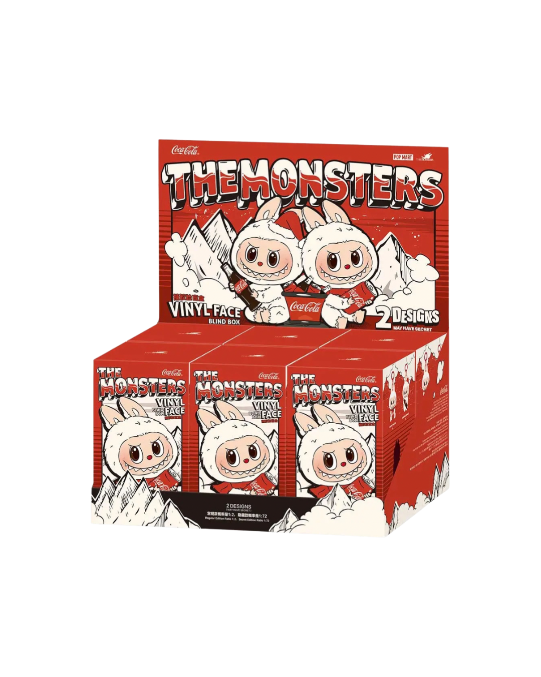 Labubu Popmart - THE MONSTERS - Coca Cola Series - Box of 6 pieces - Original
