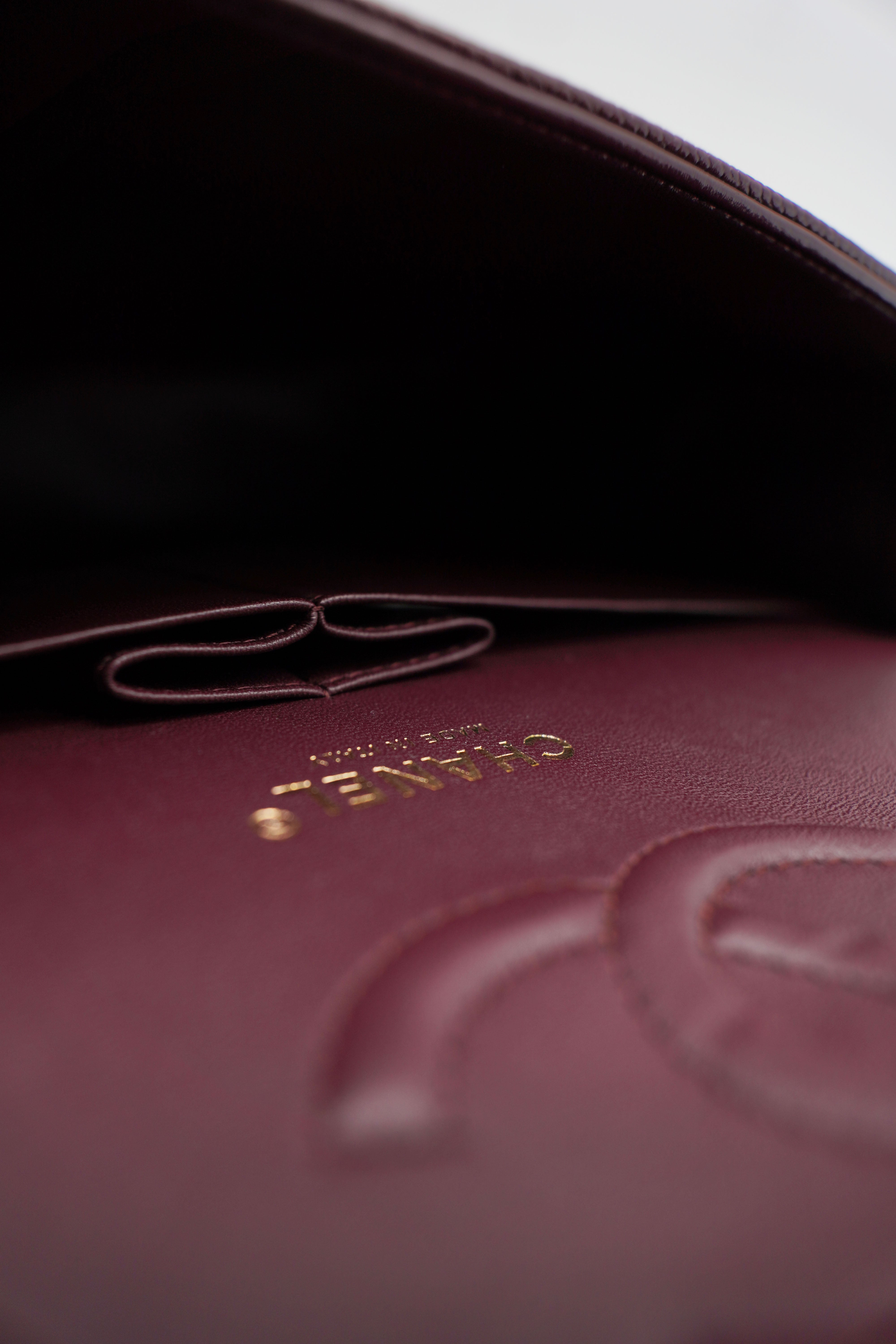 Chanel Timeless Caviar Medium Burgundy Bag