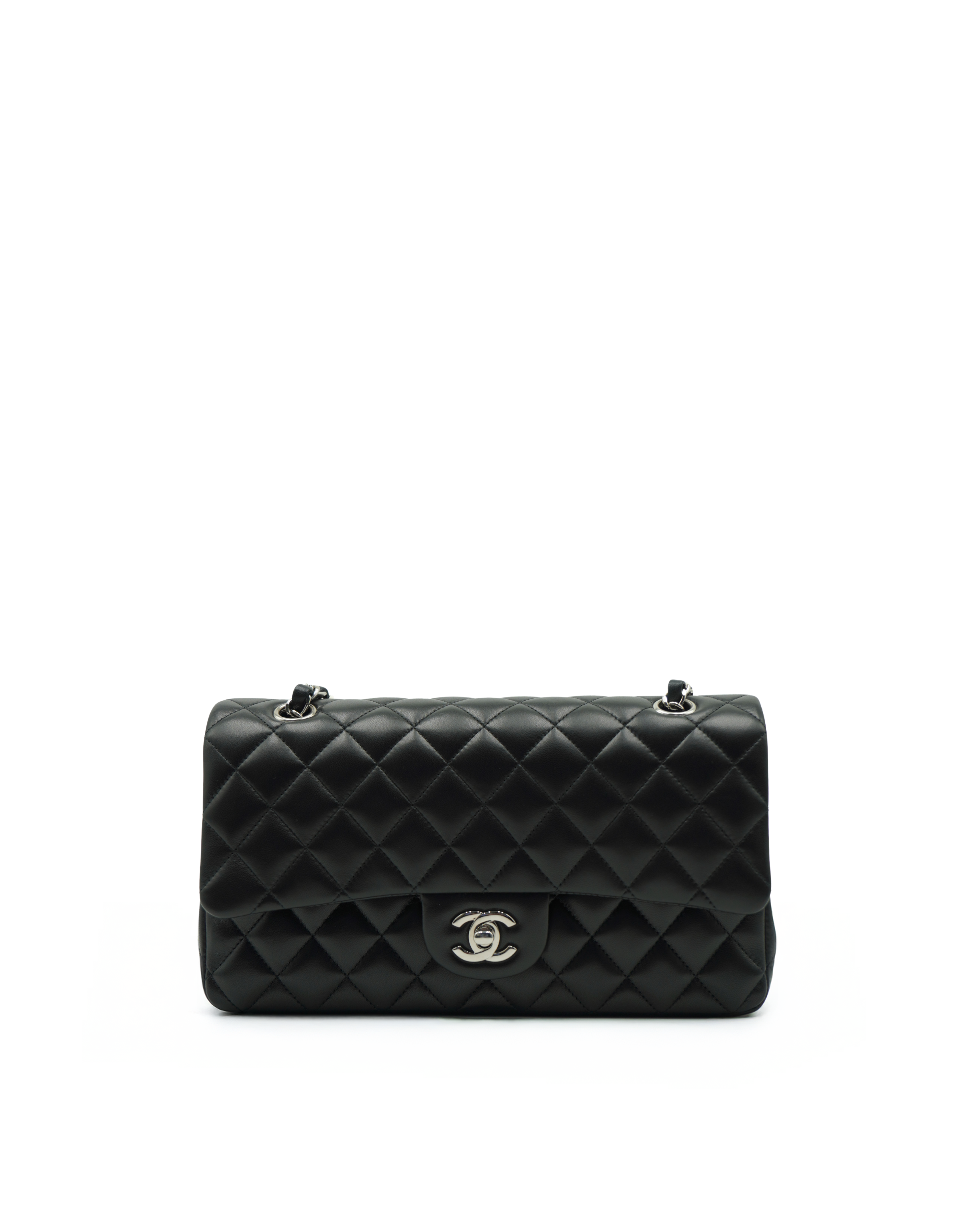 Chanel Borsa Timeless Lambskin  Medium Nero