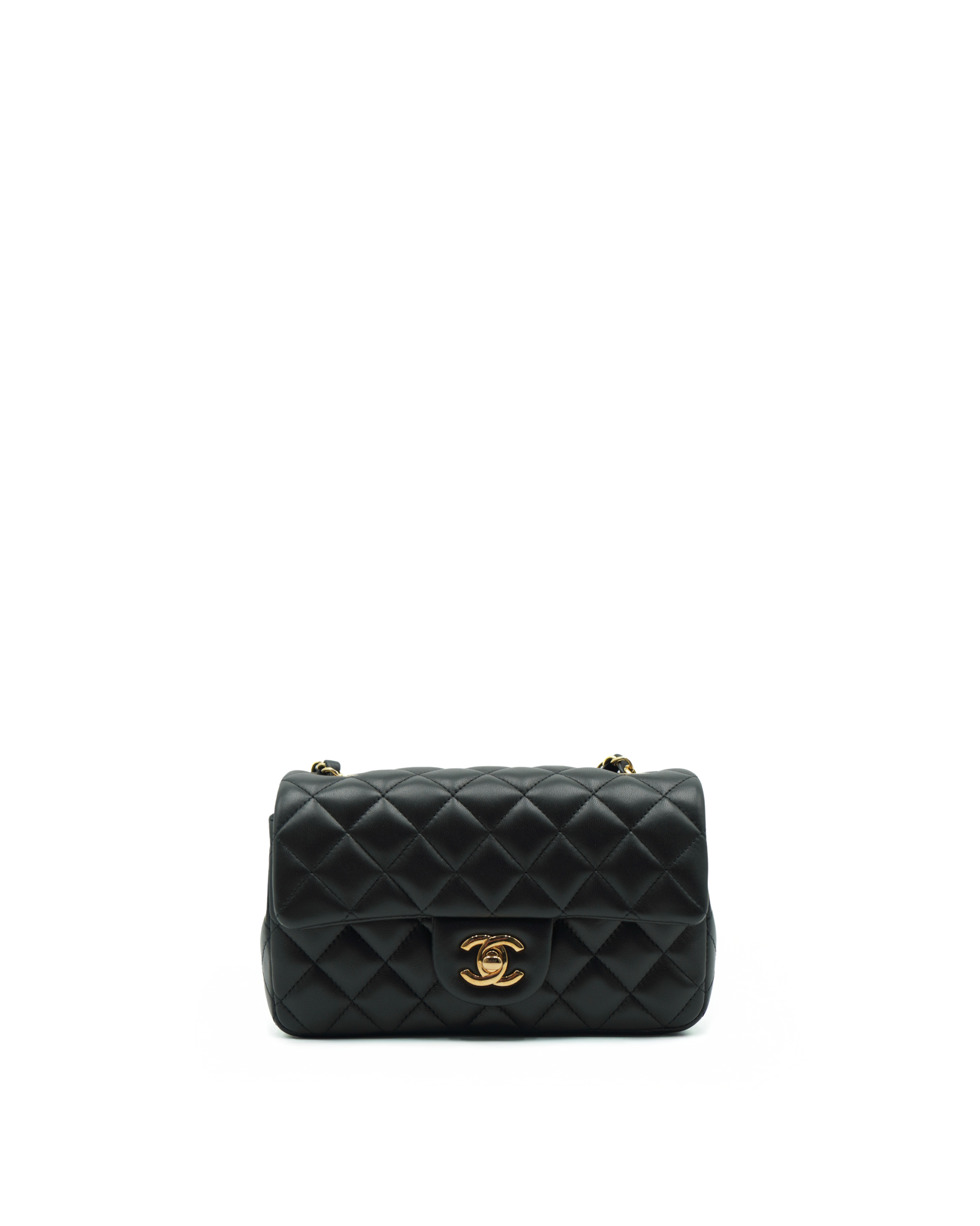Chanel Borsa Classic Timeless Mini Flap Lambiskin Nero