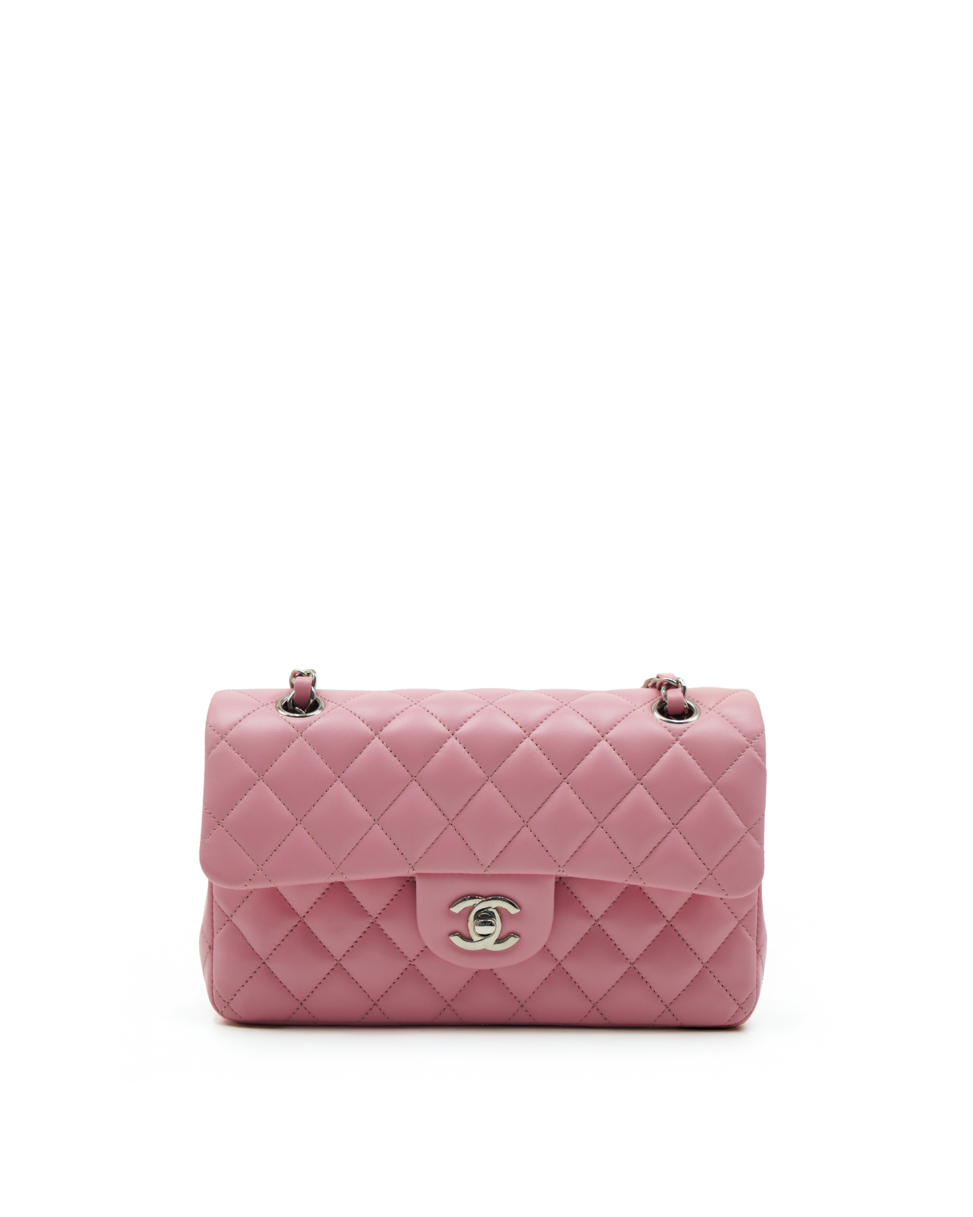 Chanel Borsa Timeless Lambskin Small Rosa
