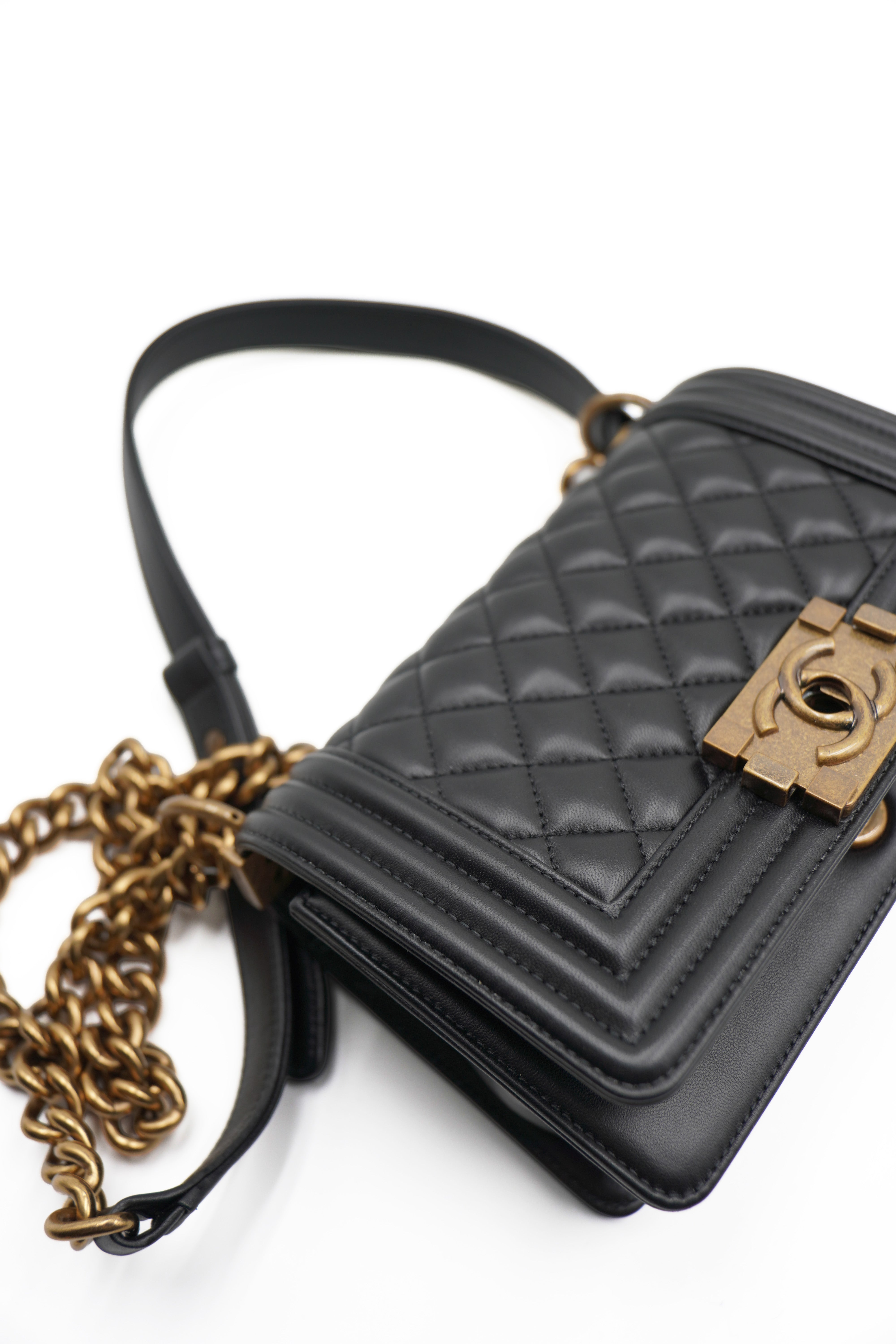 Chanel Small Boy Bag Black