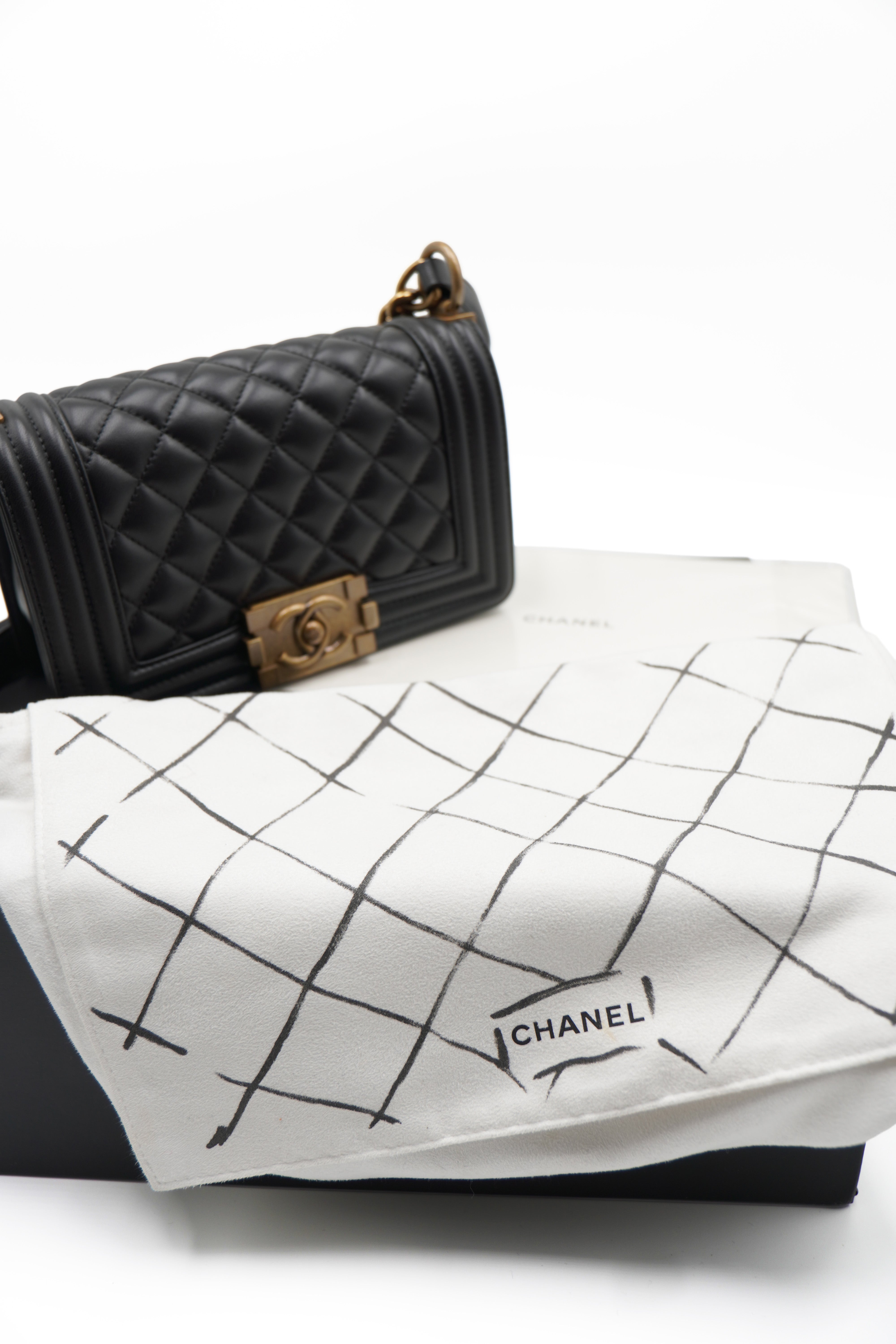 Chanel Small Boy Bag Black