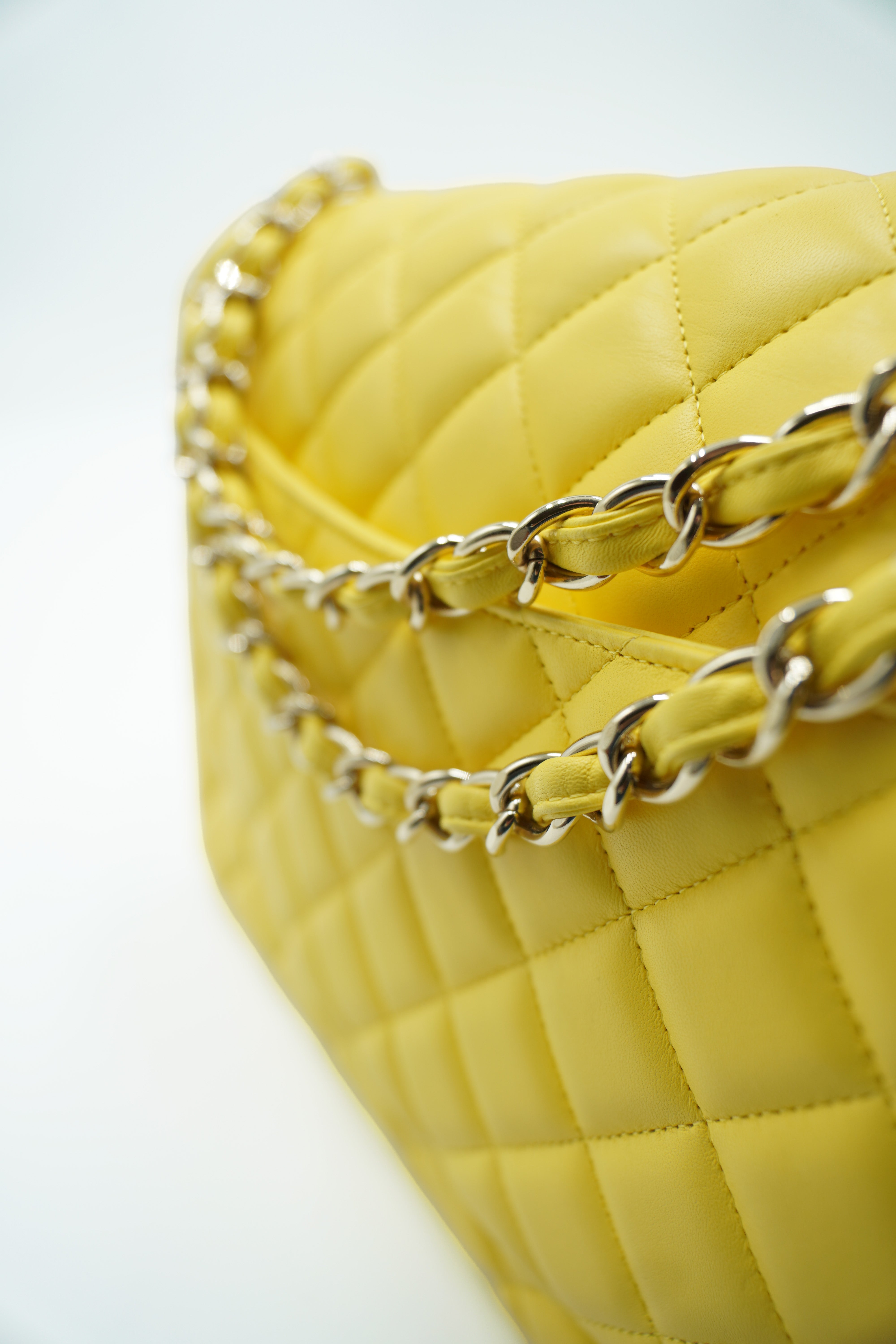 Chanel Timeless Classic Bag Yellow
