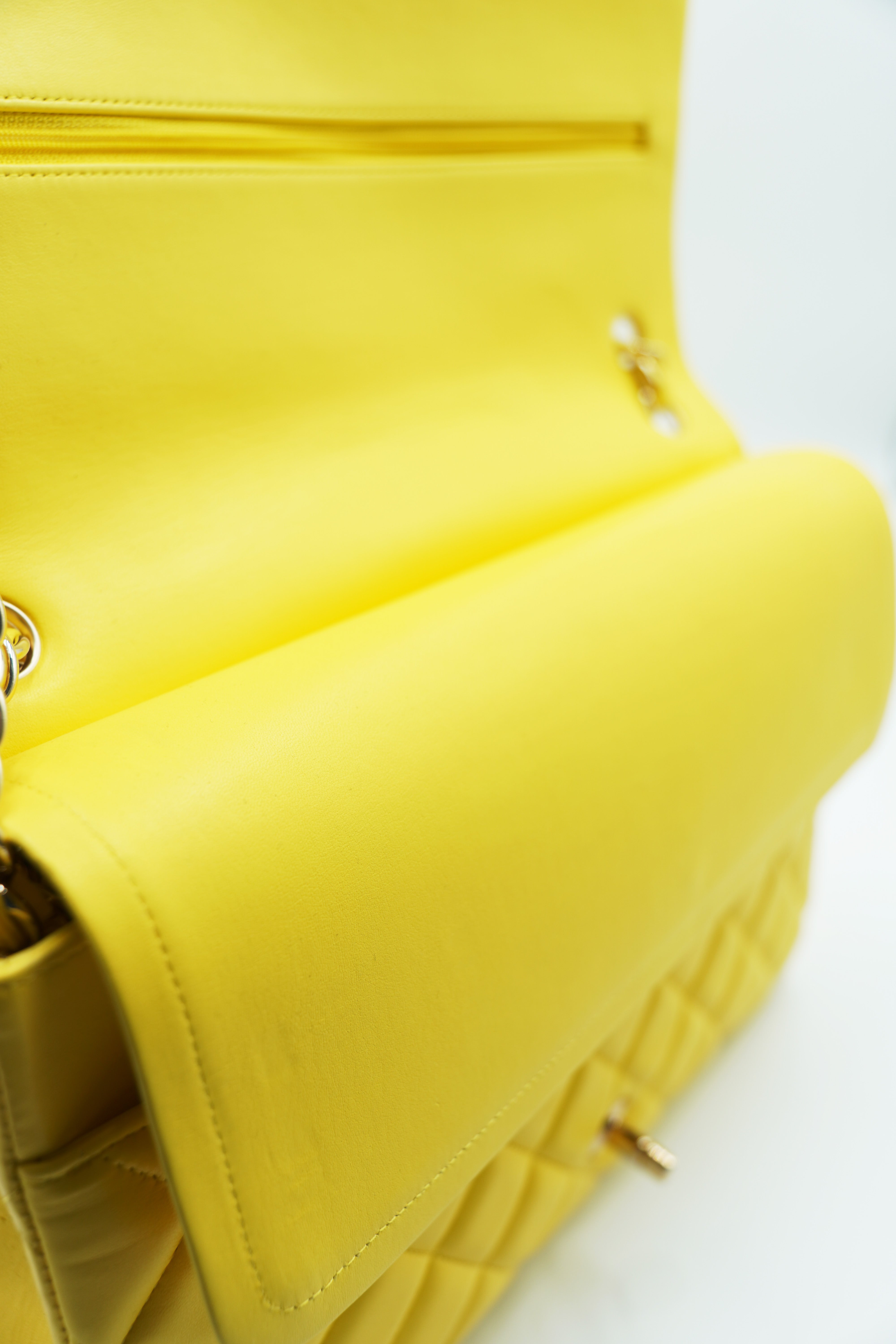 Chanel Timeless Classic Bag Yellow