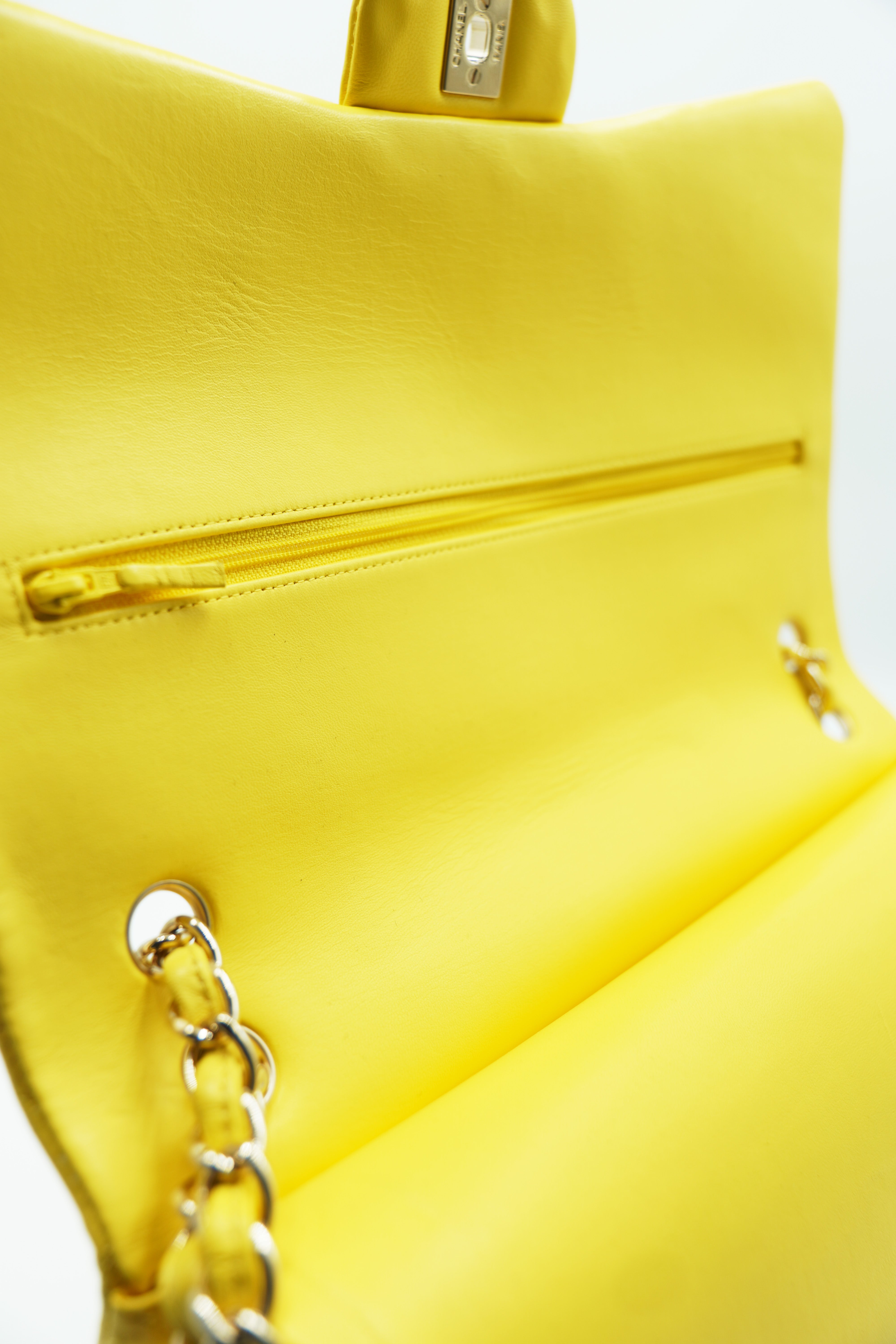 Chanel Timeless Classic Bag Yellow