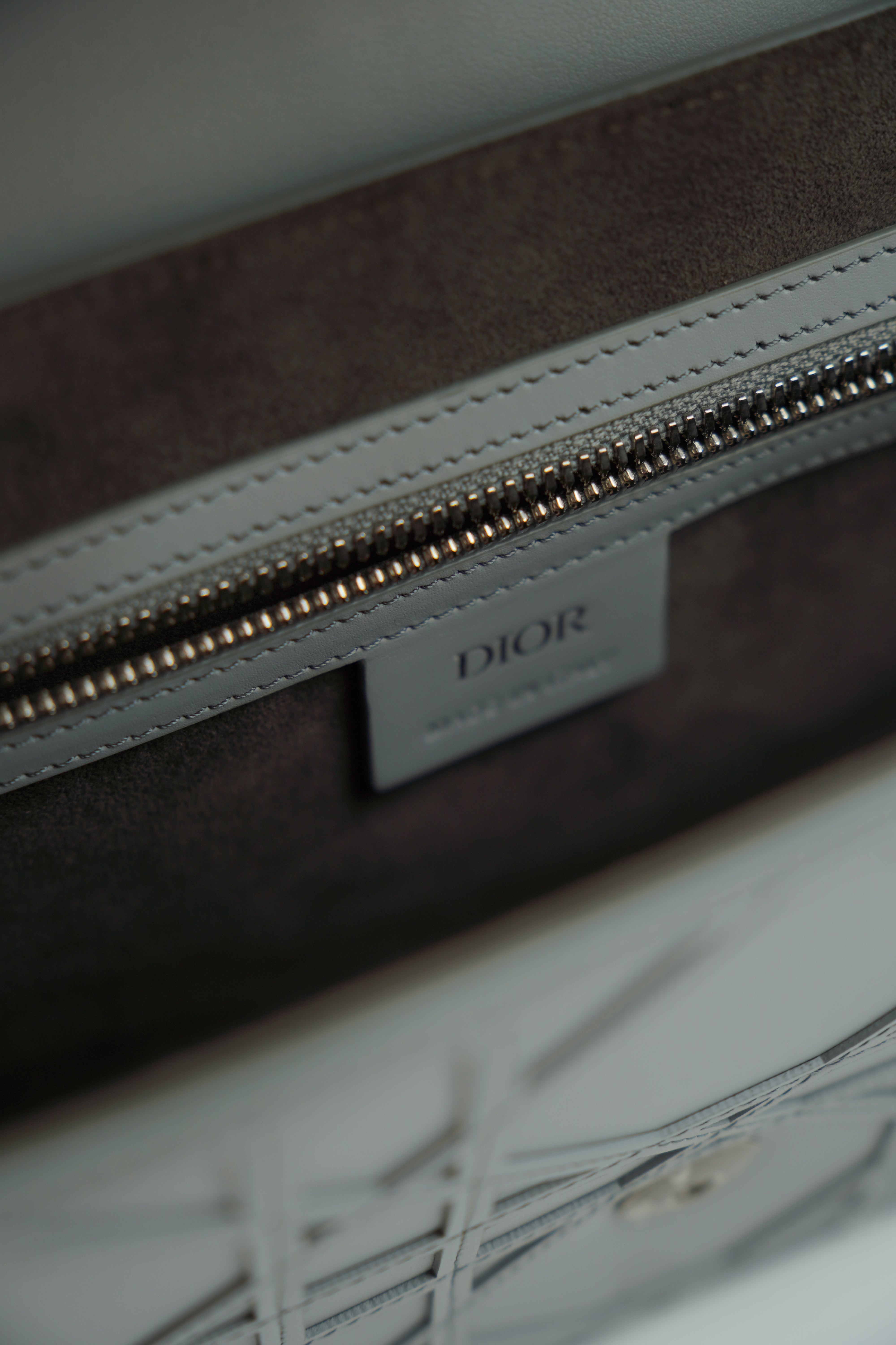 Christian Dior Charm Grey Shoulder Bag Grey