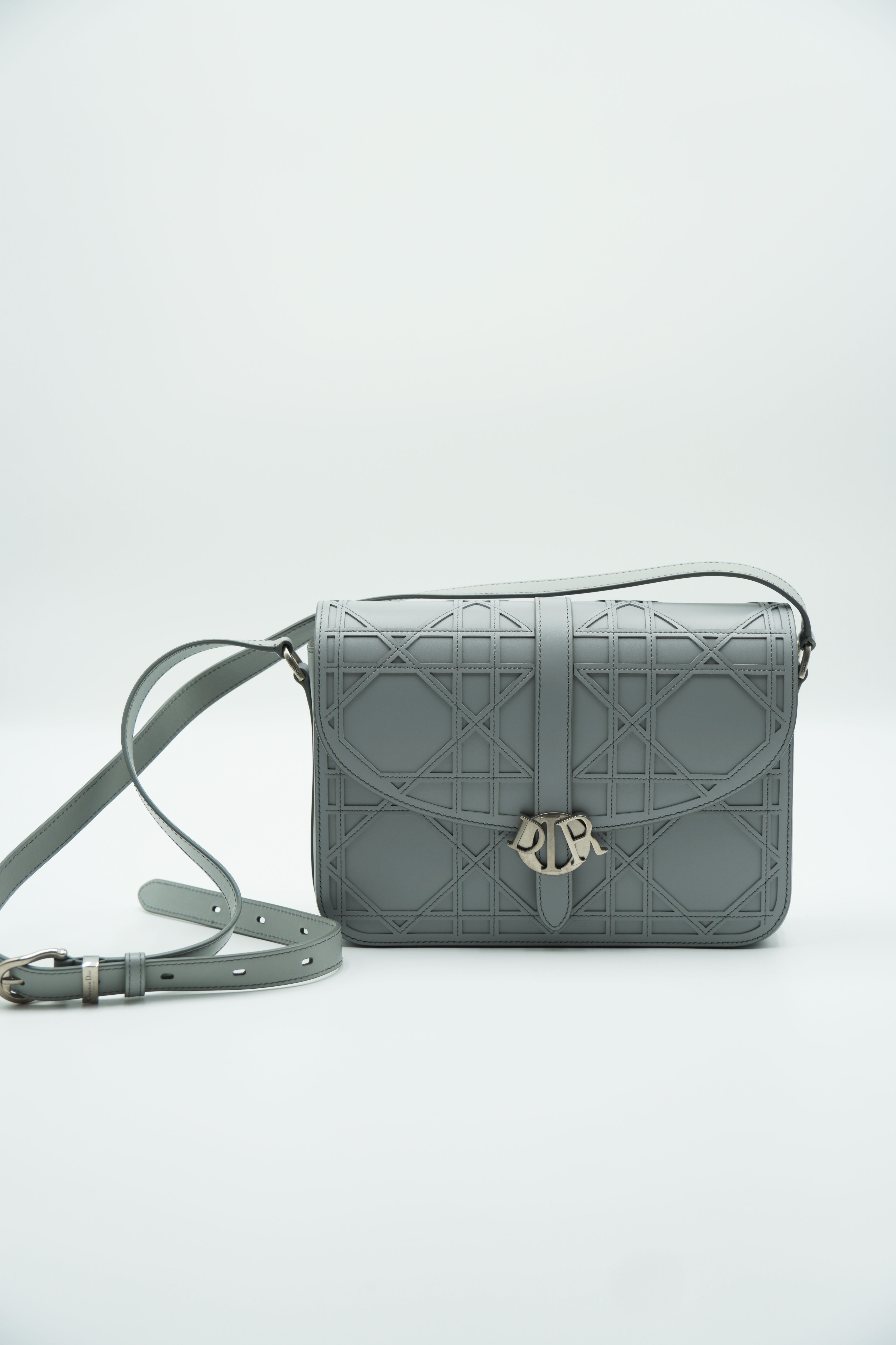 Christian Dior Charm Grey Shoulder Bag Grey