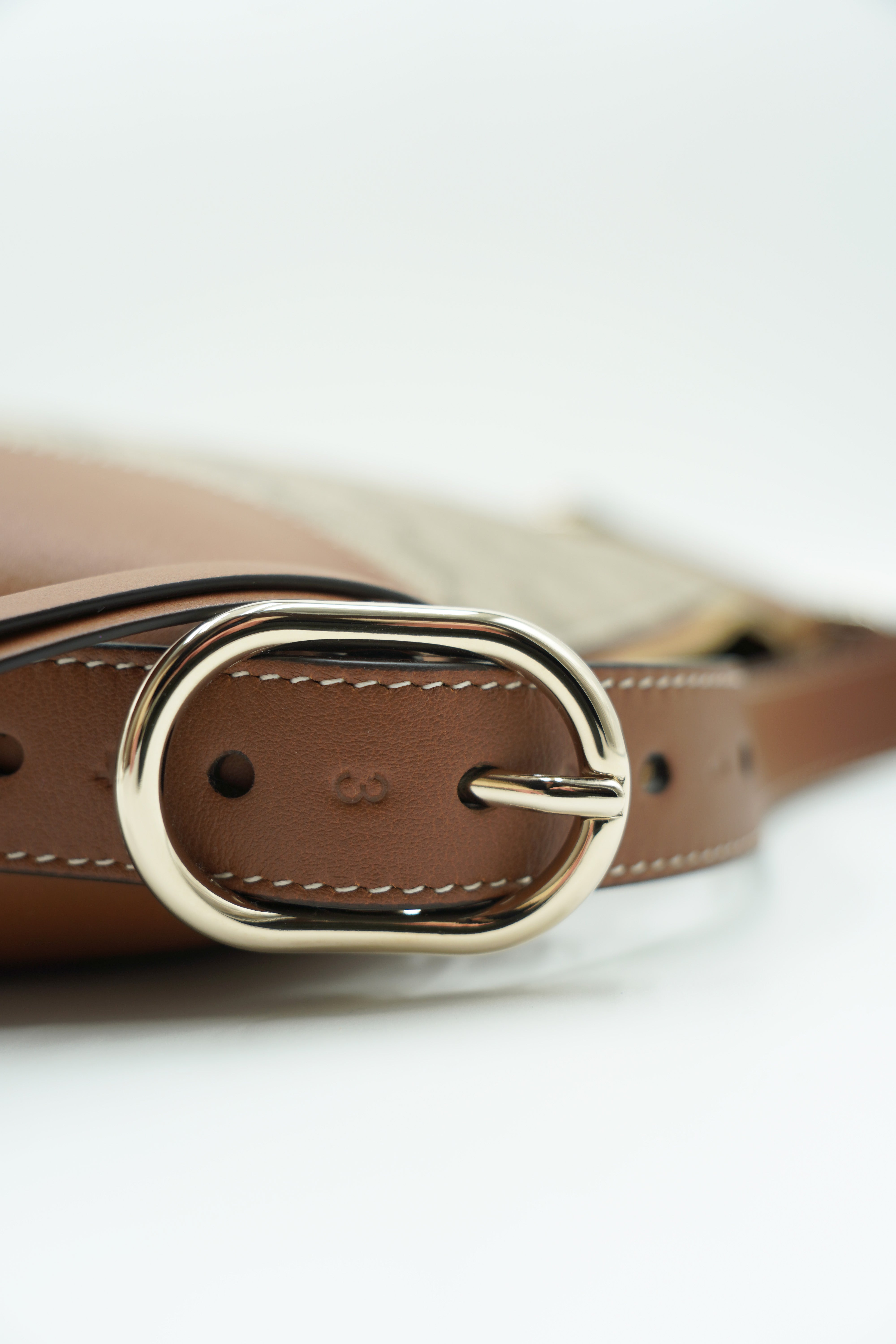 GG Supreme Monogram Emblem Medium Bag Beige - Authentic Used