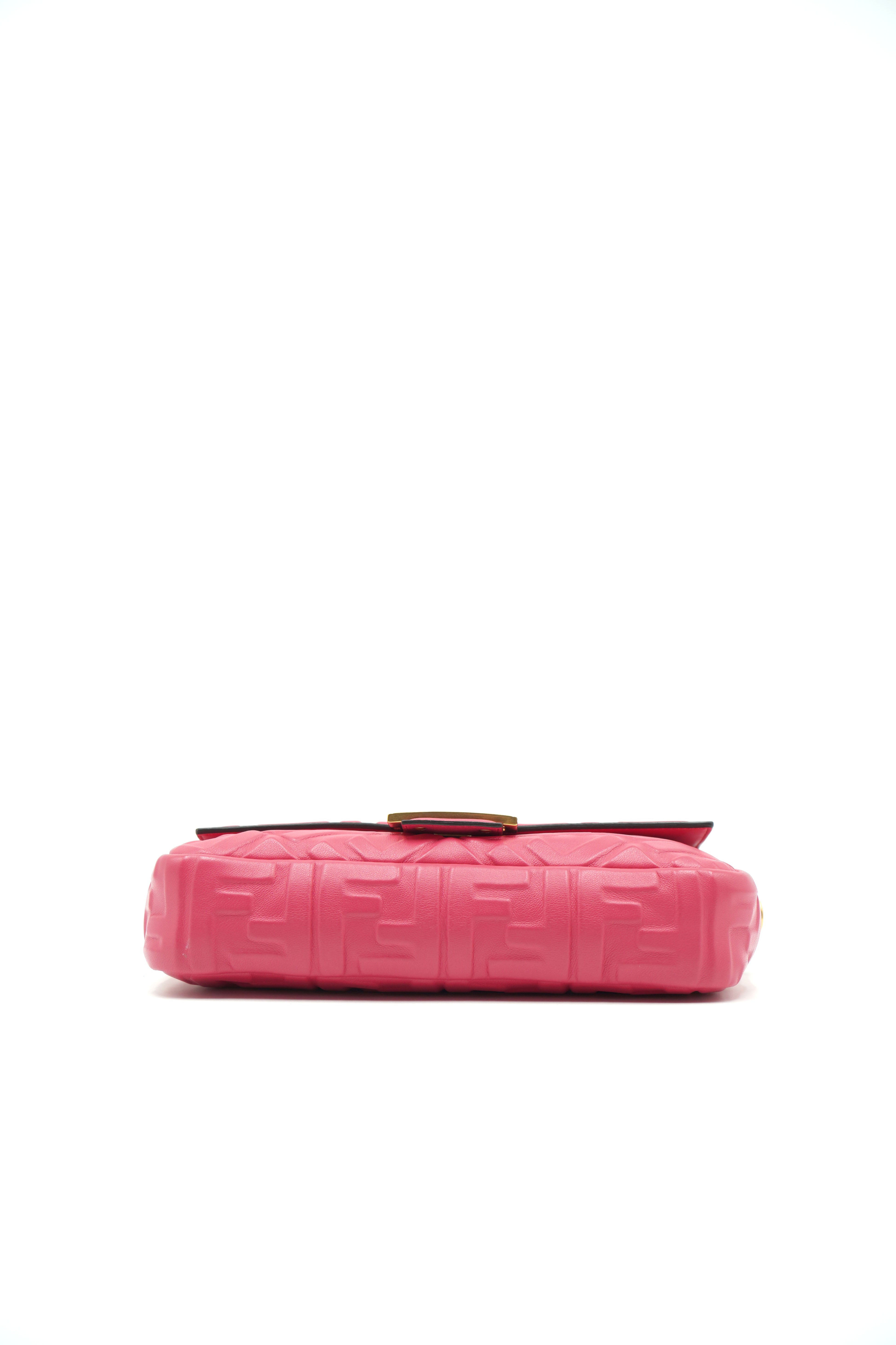 Fendi Borsa Baguette Pelle Fucsia Tracolla - Usato Autentico