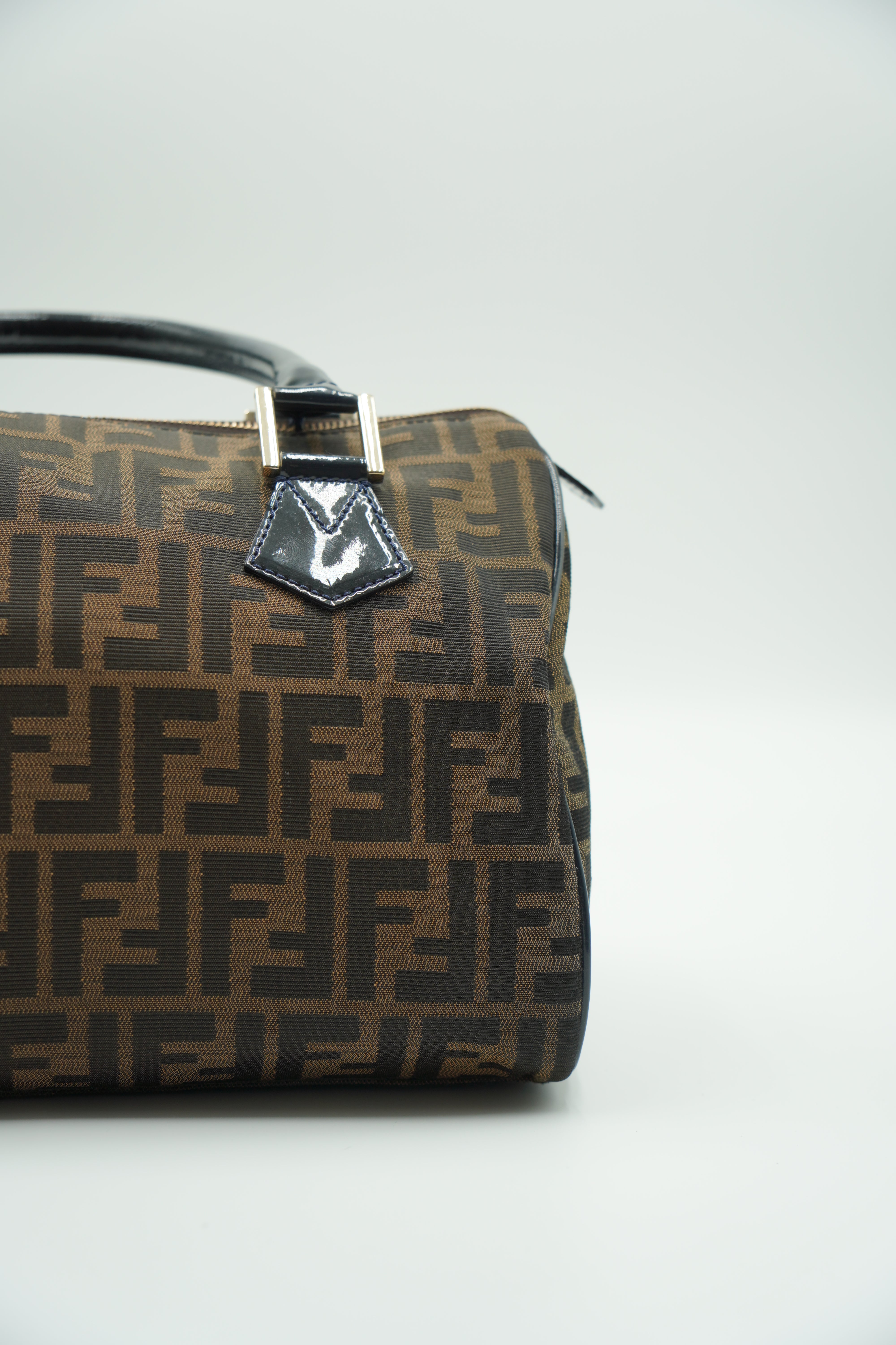 Fendi FF Pumpkin Satchel Bag