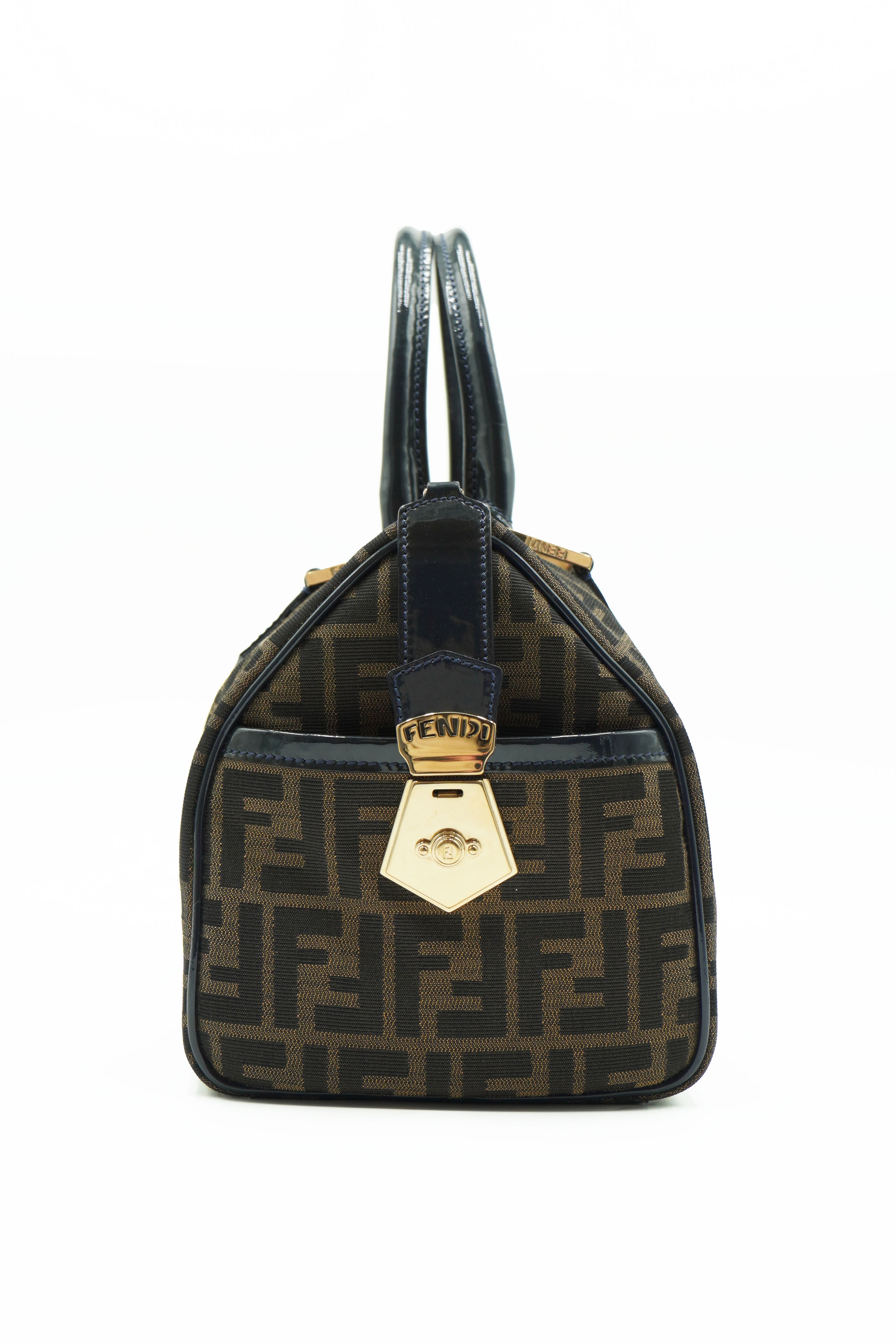 Bolso satchel Fendi FF Pumpkin