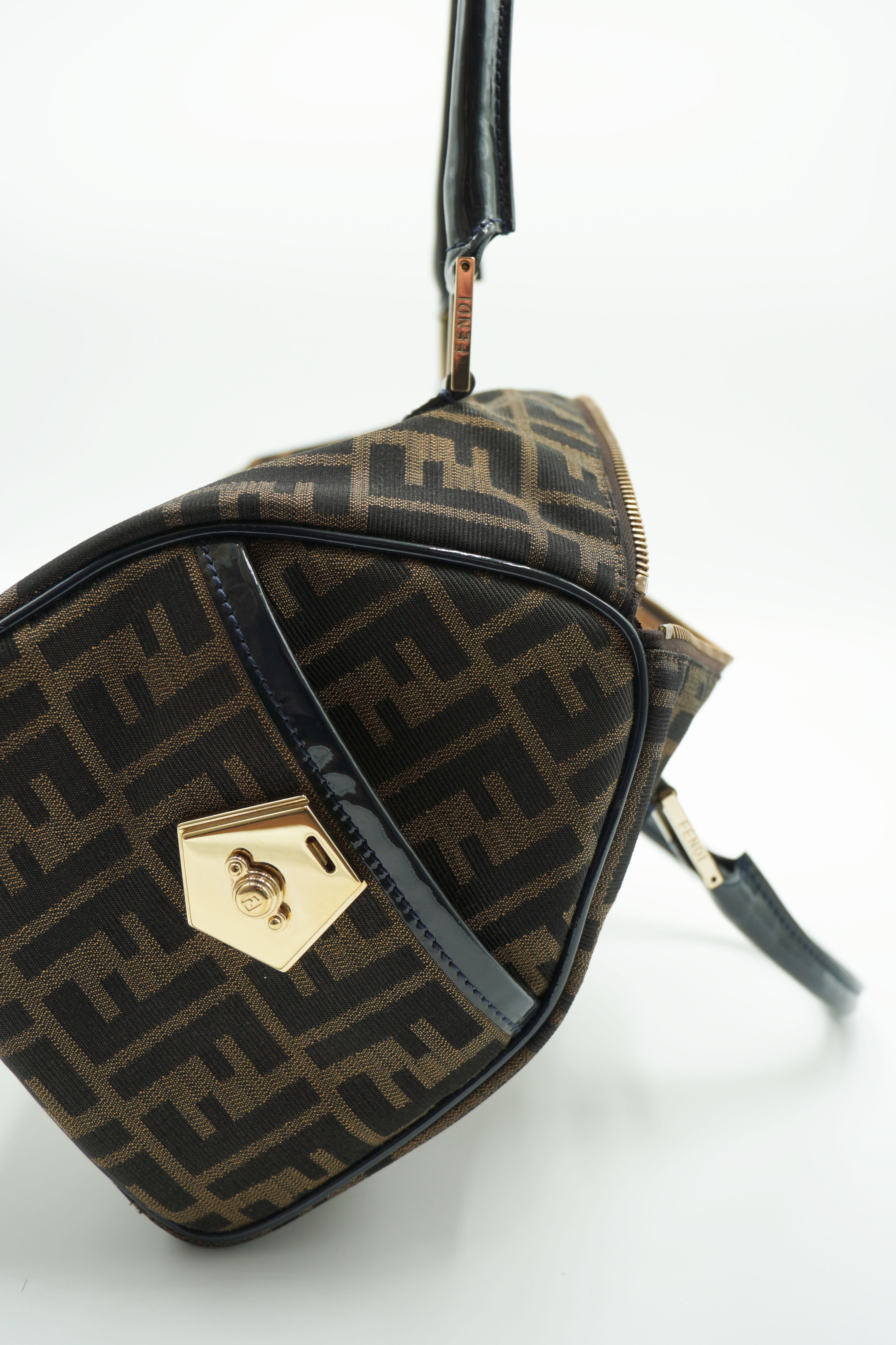 Fendi FF Pumpkin Satchel Bag