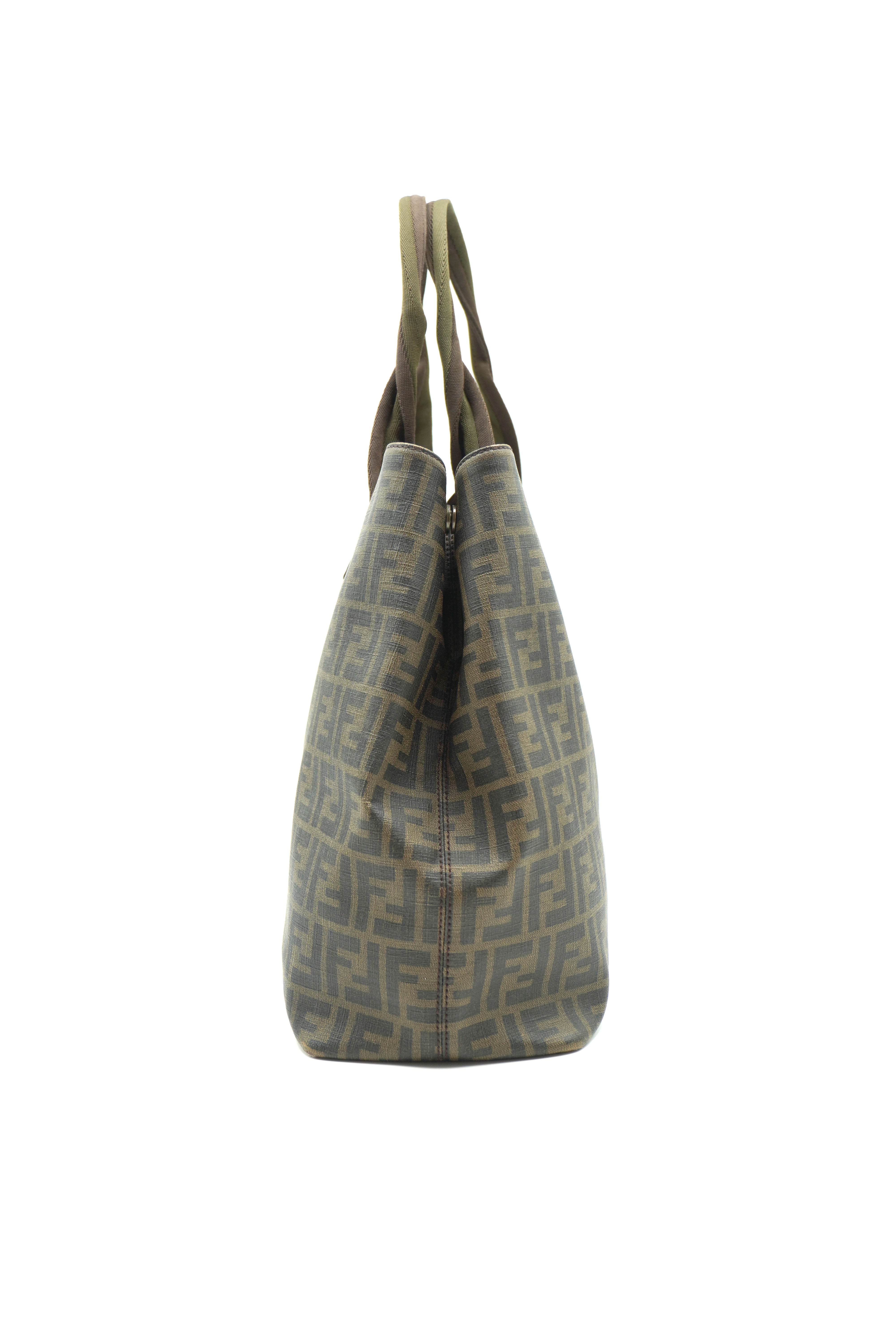 Fendi Tasche Shopper aus Zucca-Canvas FF Grande — Gebraucht Authentisch