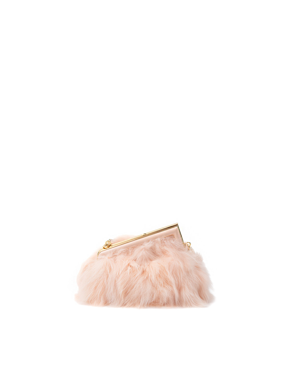 Fendi Borsa First Edizione Limitata Pelliccia di Volpe Rosa usata autentica - Aurea Luxury Lab