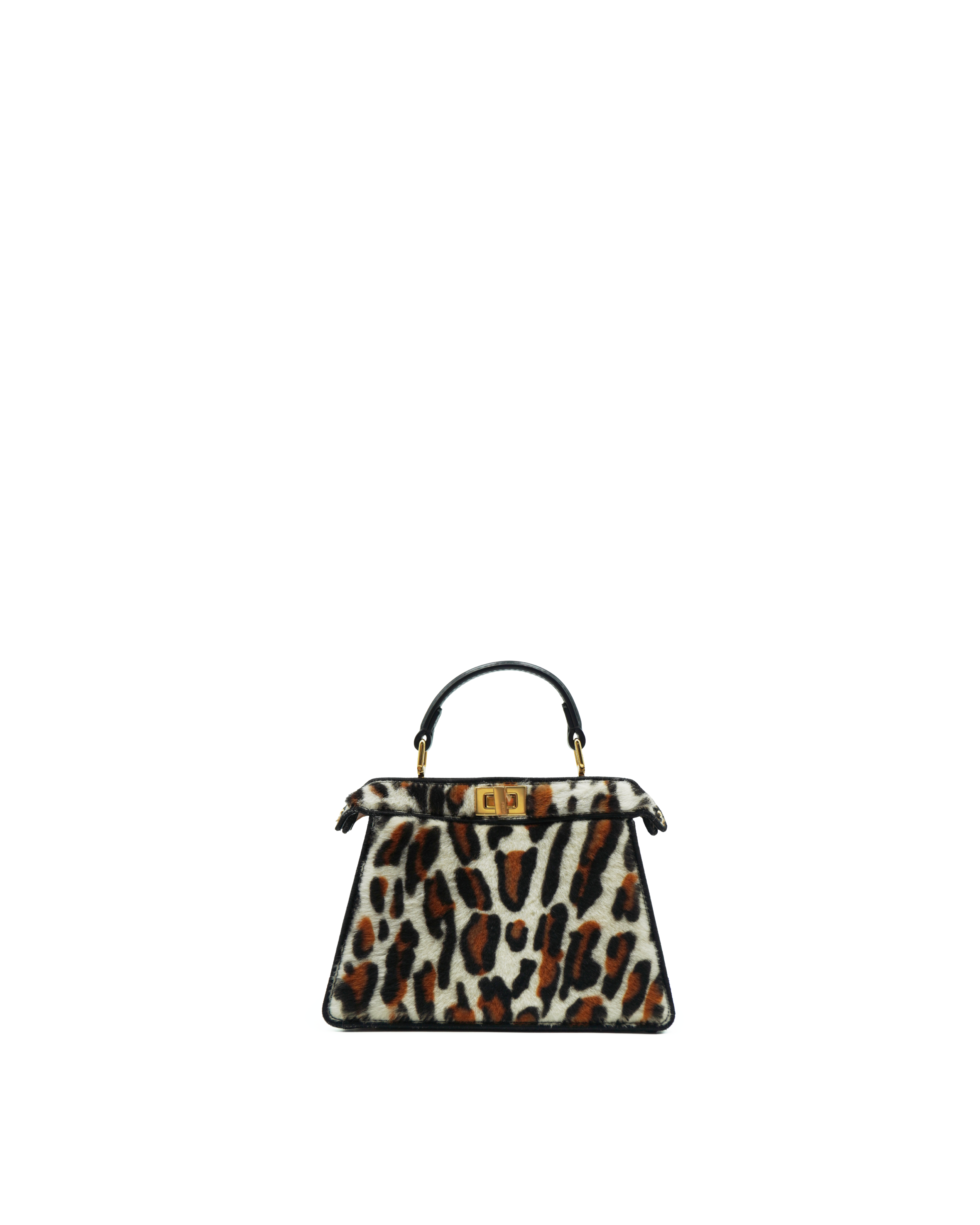 Fendi Borsa Peekaboo ISeeU Petite Effetto Cavallino usata autentica - Aurea Luxury Lab