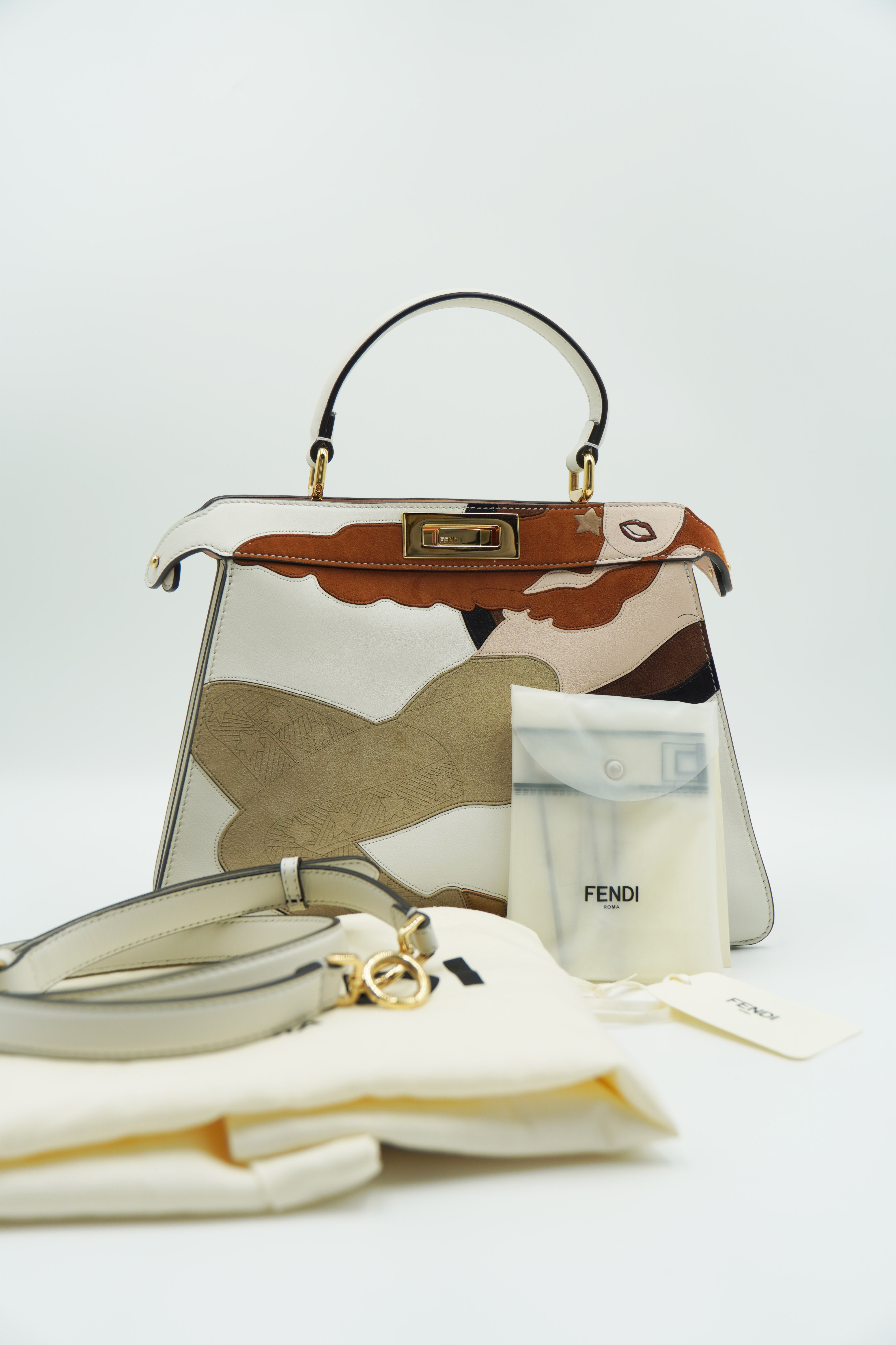 Fendi Borsa Peekaboo ISeeU Limited Edition usata autentica - Aurea Luxury Lab