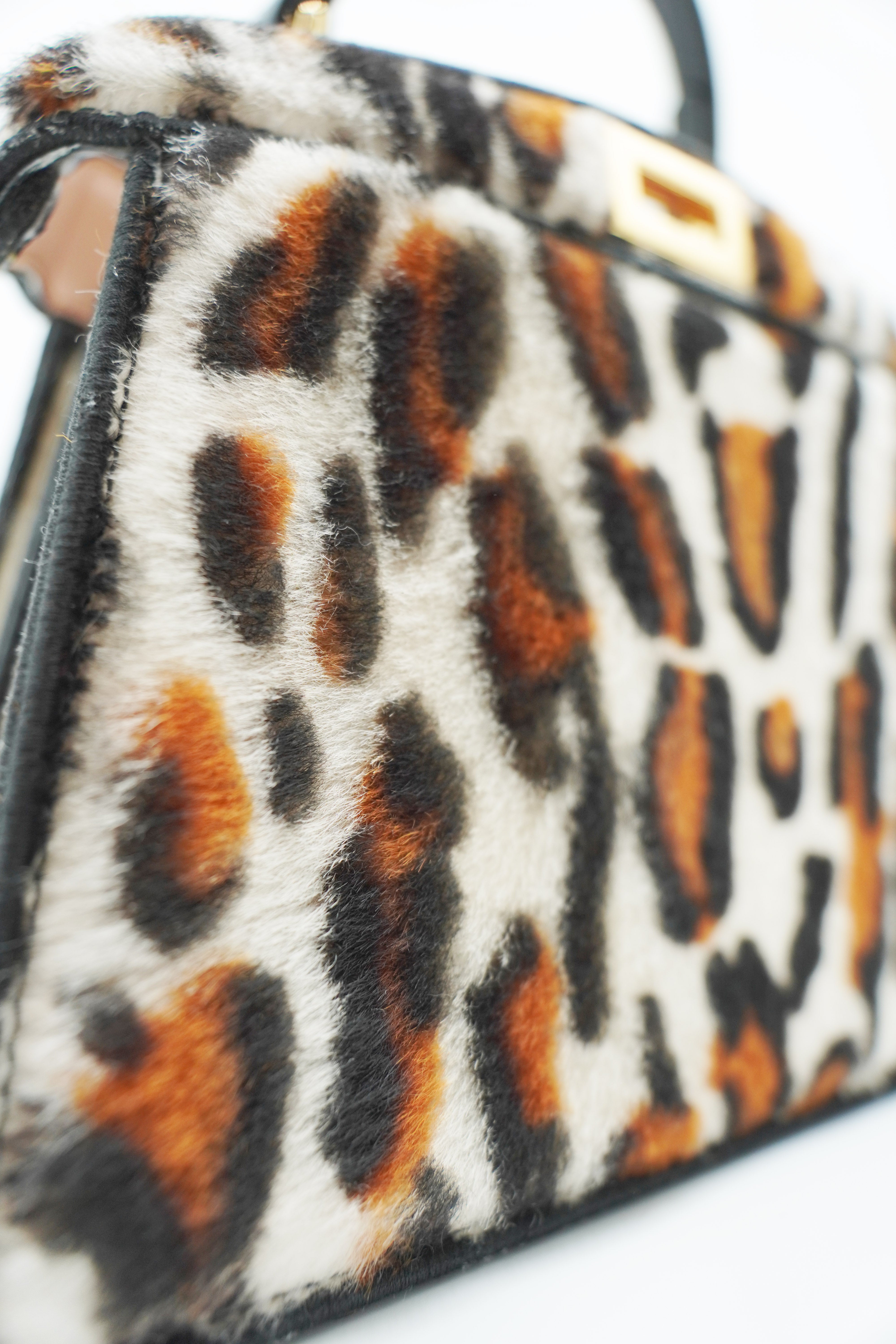 Fendi Borsa Peekaboo ISeeU Petite Effetto Cavallino usata autentica - Aurea Luxury Lab