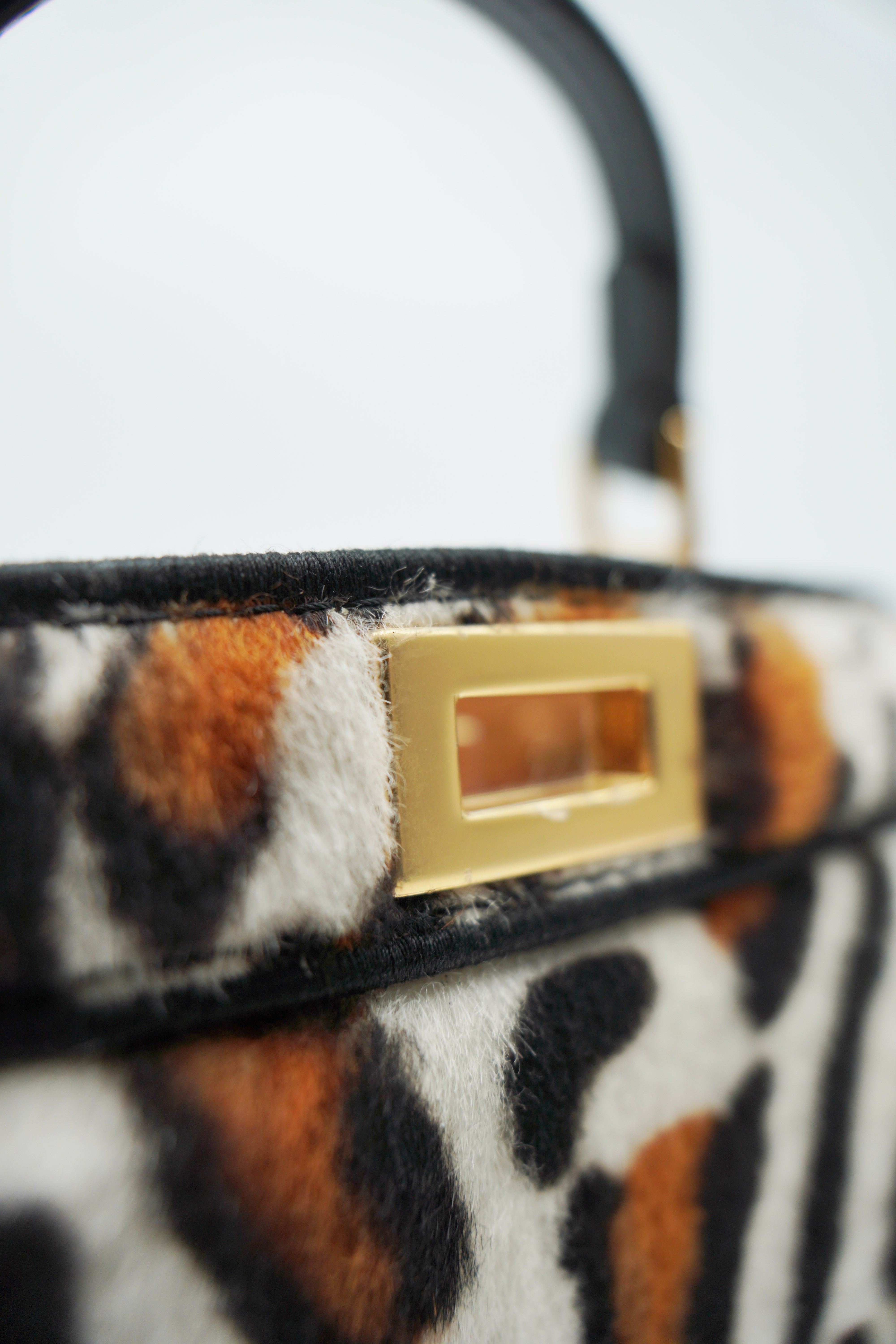 Fendi Borsa Peekaboo ISeeU Petite Effetto Cavallino usata autentica - Aurea Luxury Lab