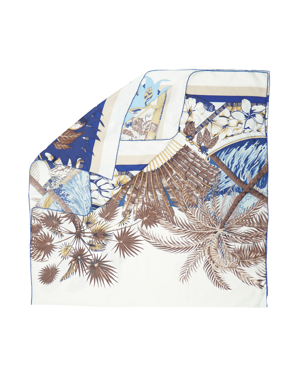 [お正月特価!!]HERMES Aloha ハワイアンプリント スカーフ Hermès Aloha Scarf - Authentic Used